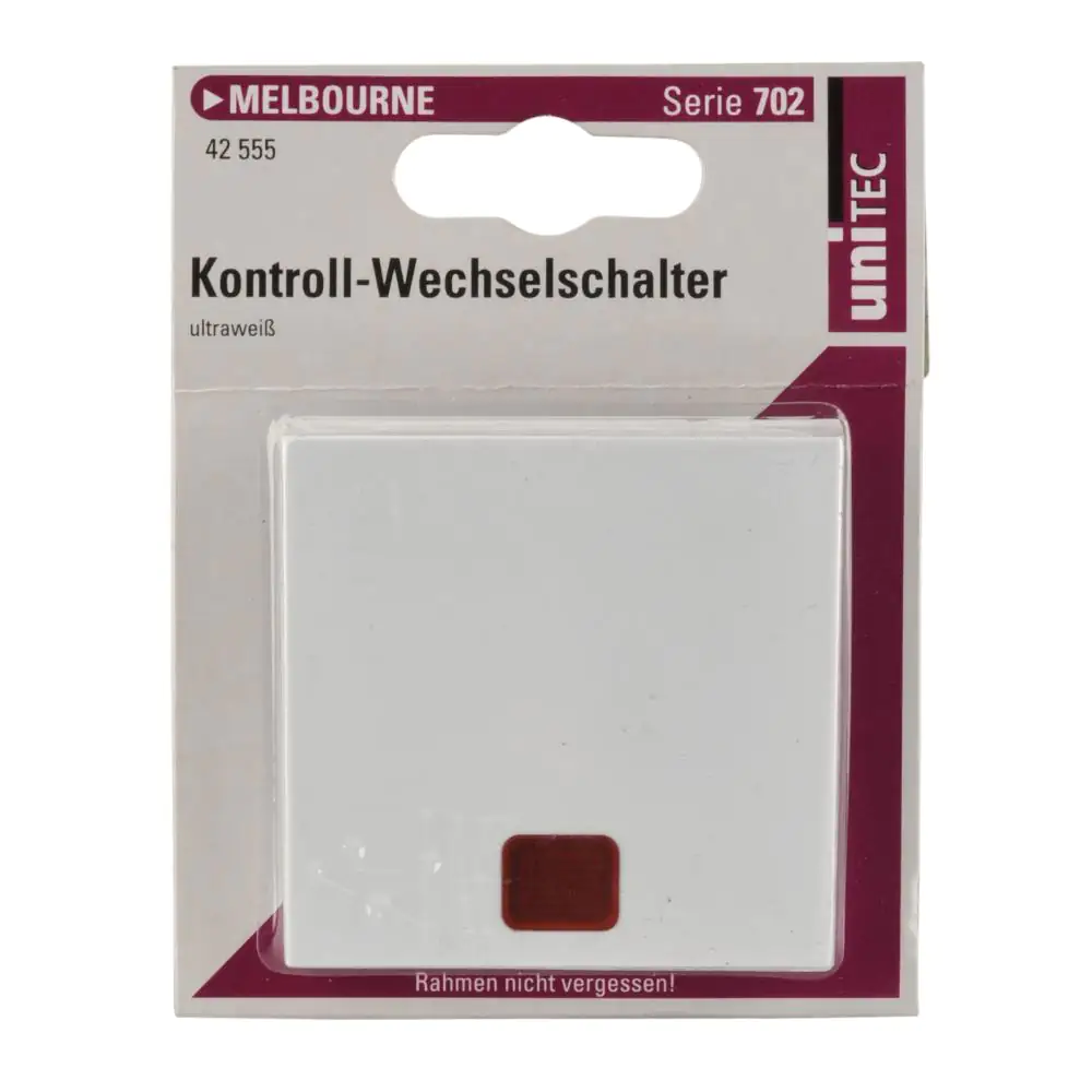 Unitec Kontroll-Wechselschalter Melbourne S702 ultraweiß