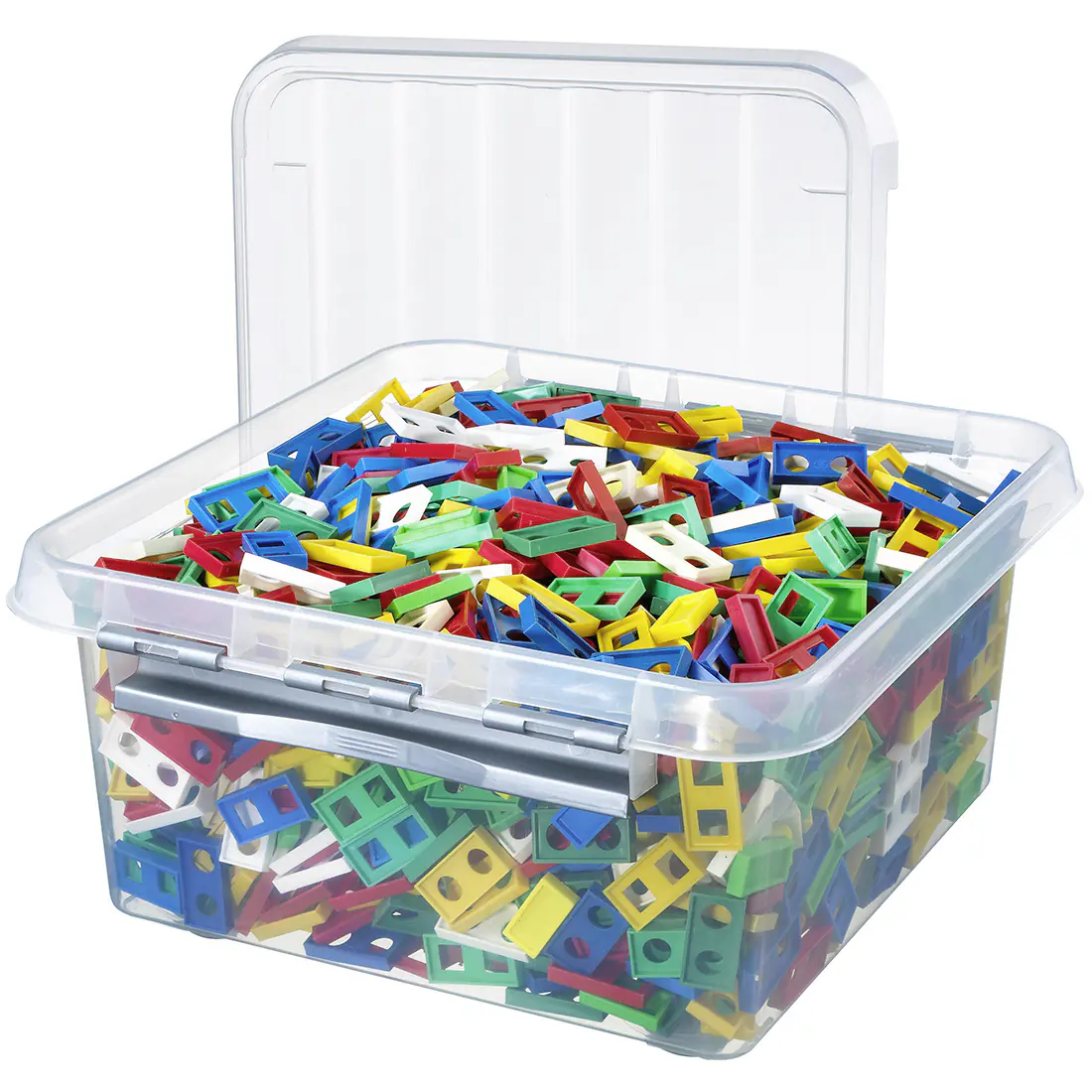 Sunware Aufbewahrungsbox Q-line 18L transparent metallfarbig 40 x 40 x 20 cm Sunware Aufbewahrungsbox Q-line 18L transparent metallfarbig 40 x 40 x 20 cm