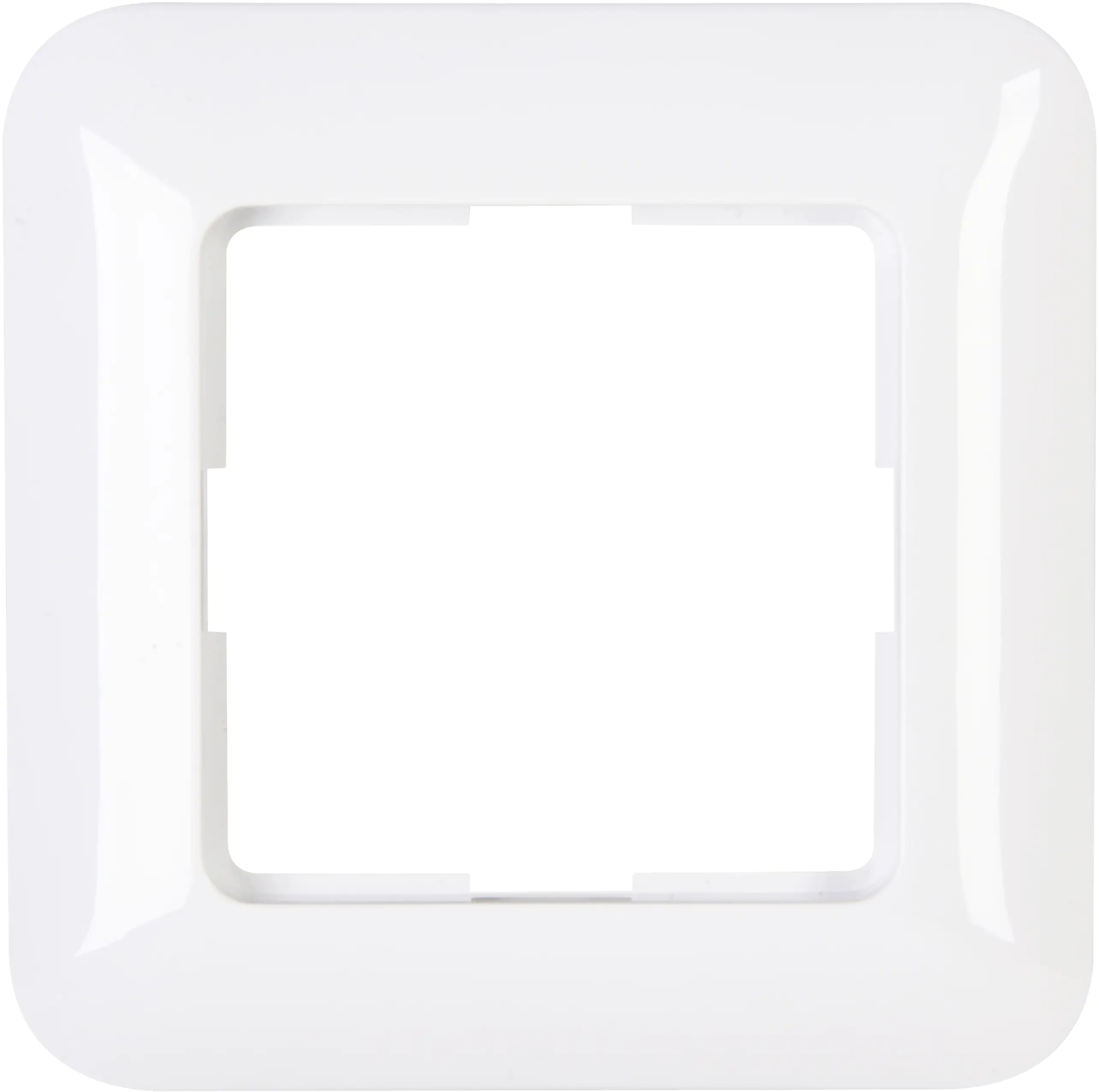 Kopp Abdeckrahmen 1-fach Cadiz arktisweiß, Unterputz