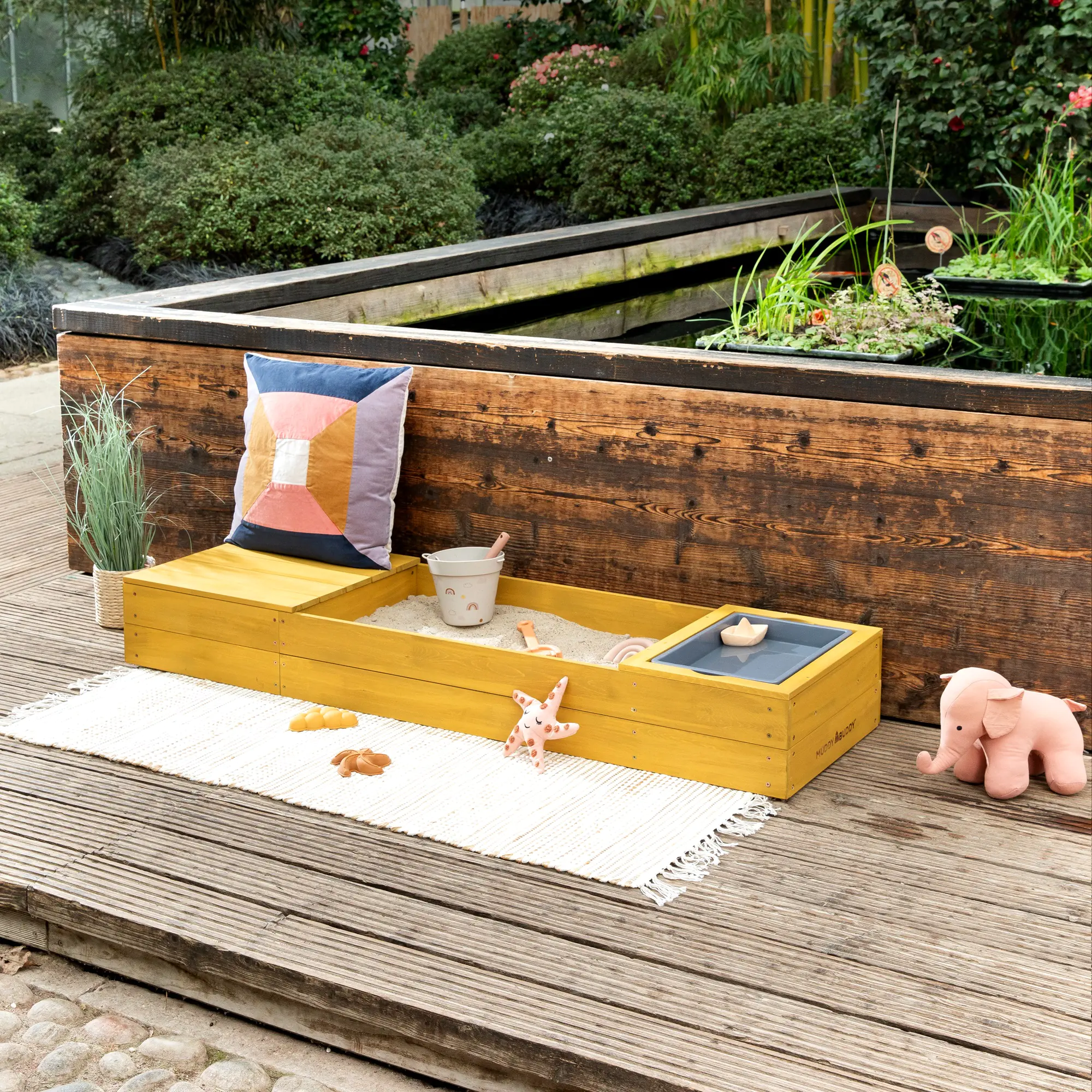 MUDDY BUDDY® Sandkasten Space Saver ocker