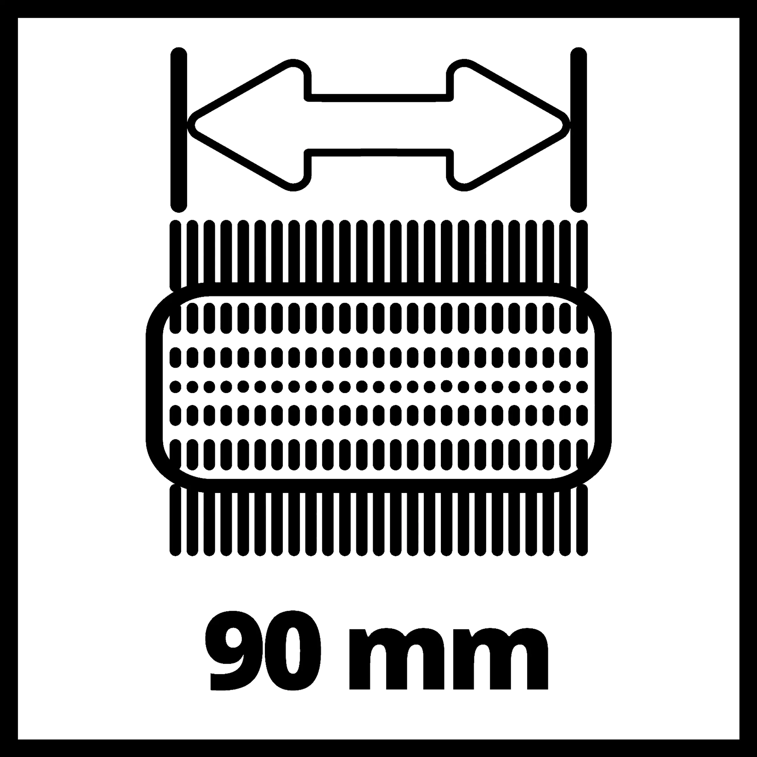 Einhell Oberflächenbürsten-Aufsatz Medium 90/20
