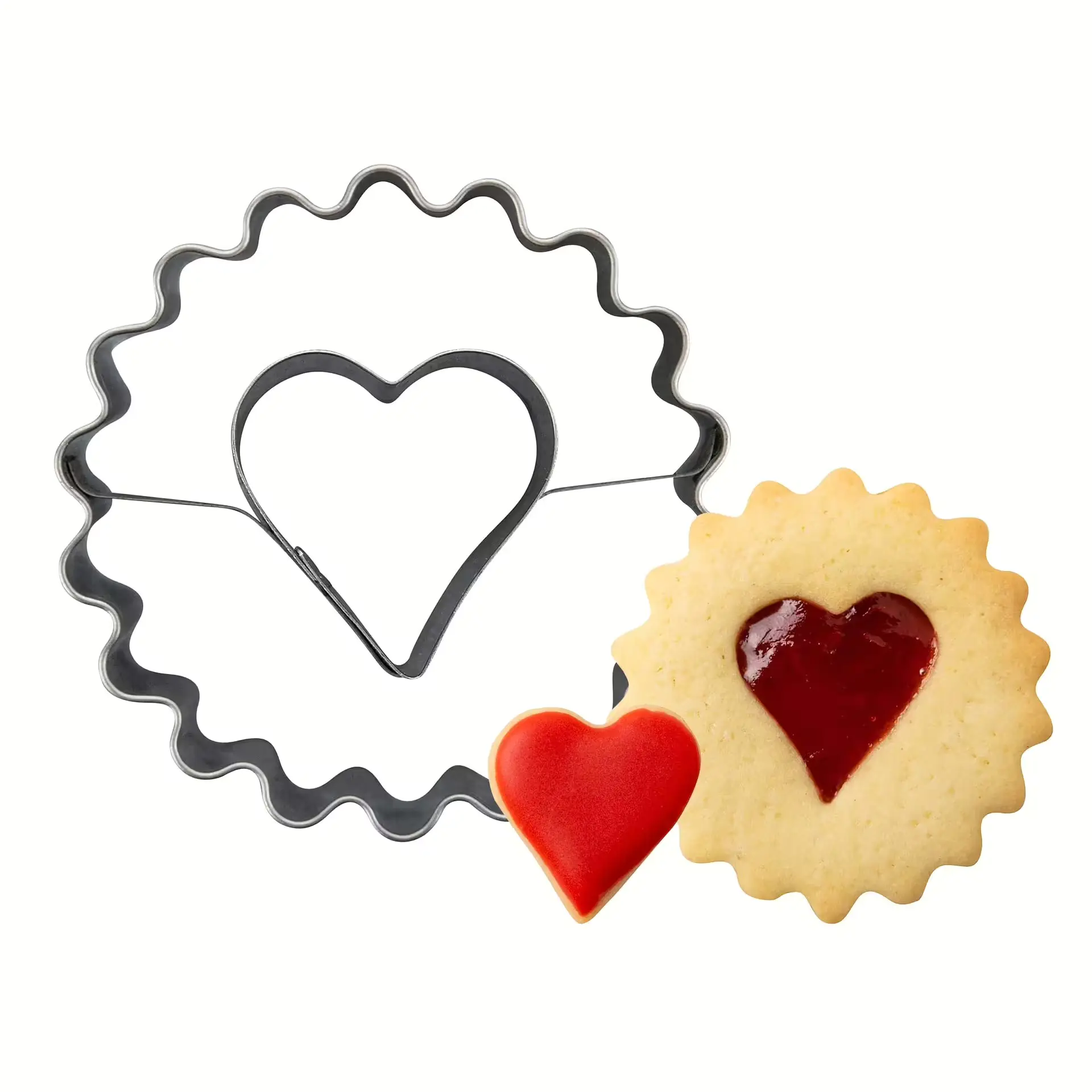 Zenker Ausstecher Linzer mit Herz