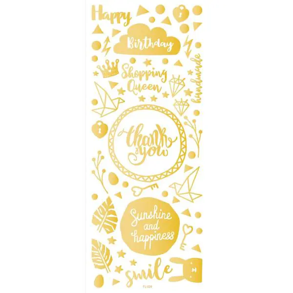 Relief-Sticker Basic 10 Blatt