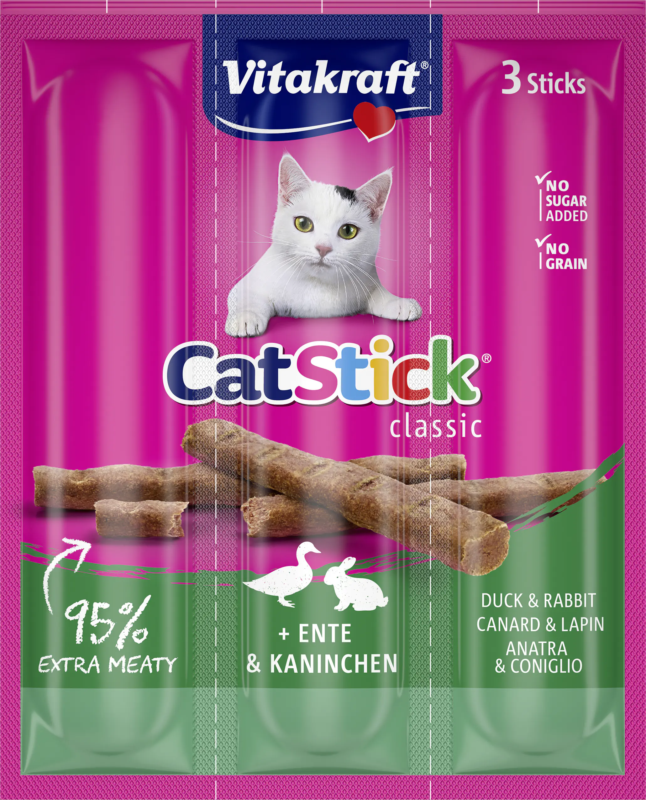 Vitakraft Katzensnack Ente & Kaninchen Vitakraft Katzensnack Ente & Kaninchen