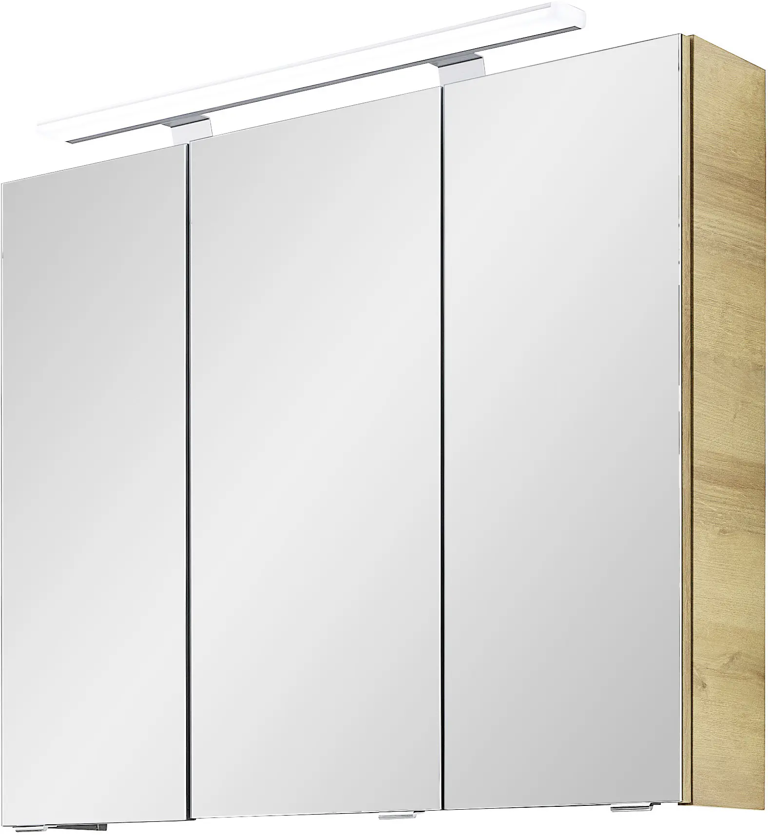 Primaster Spiegelschrank Düsseldorf mit Beleuchtung riviera 80 x 70 cm