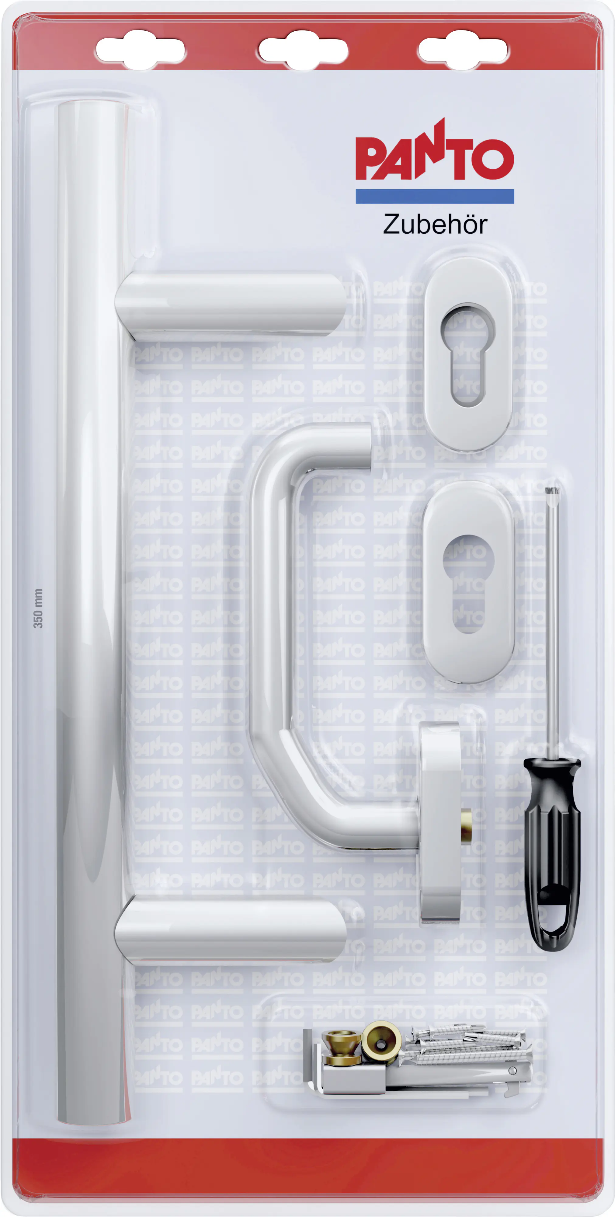 Panto Stoßgriff-Set V2A-Edelstahl 35 cm