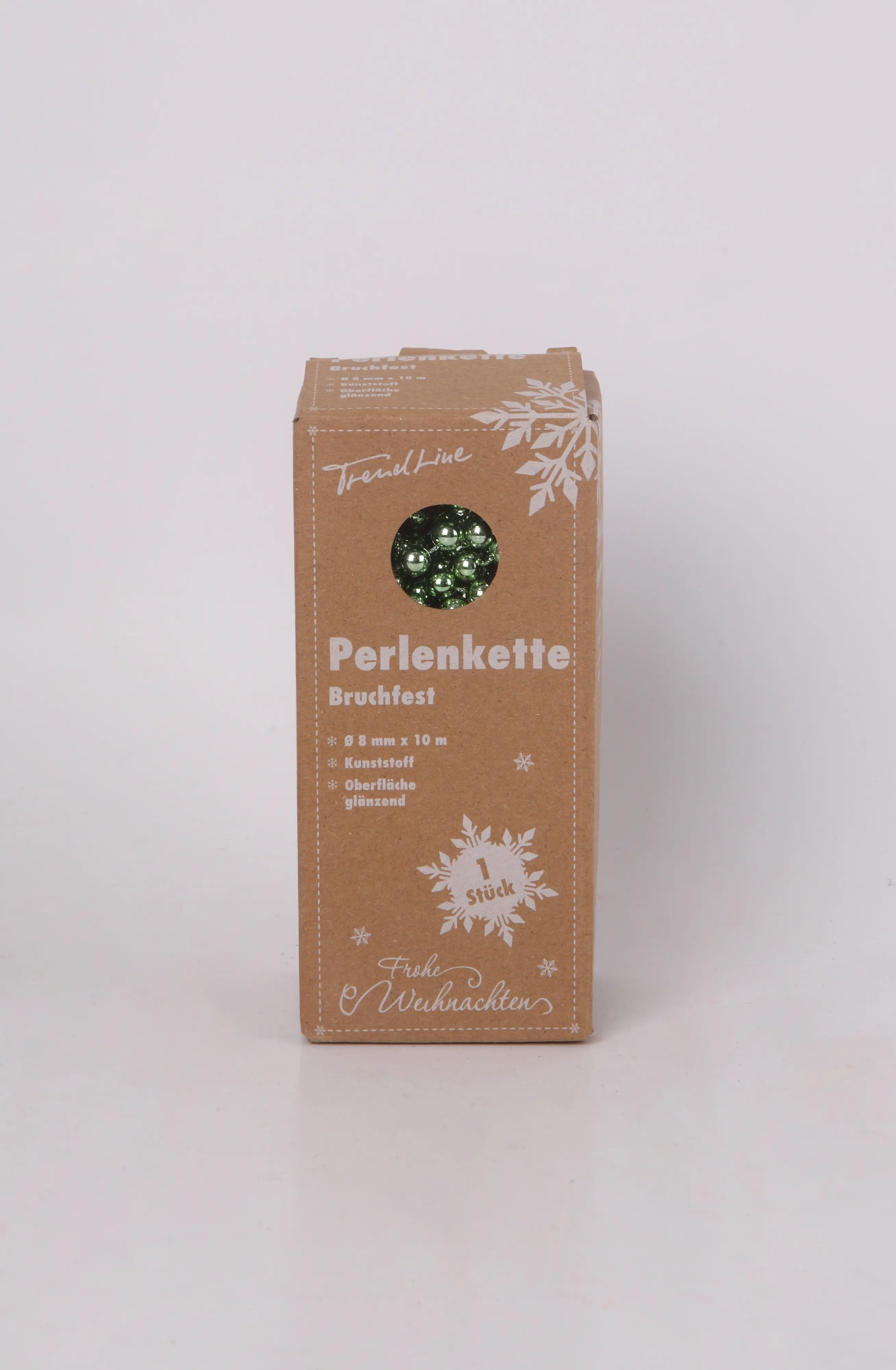 TrendLine Perlenkette bruchfest langlebig 10 m light green TrendLine Perlenkette bruchfest langlebig 10 m light green