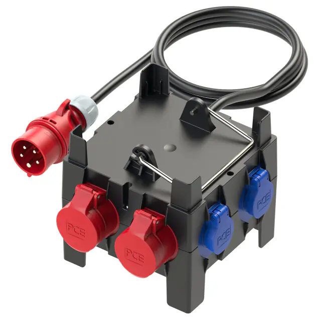 Unitec Stromverteiler mit 2x CEE Steckdosen & 5x Steckdosen 1,5 m