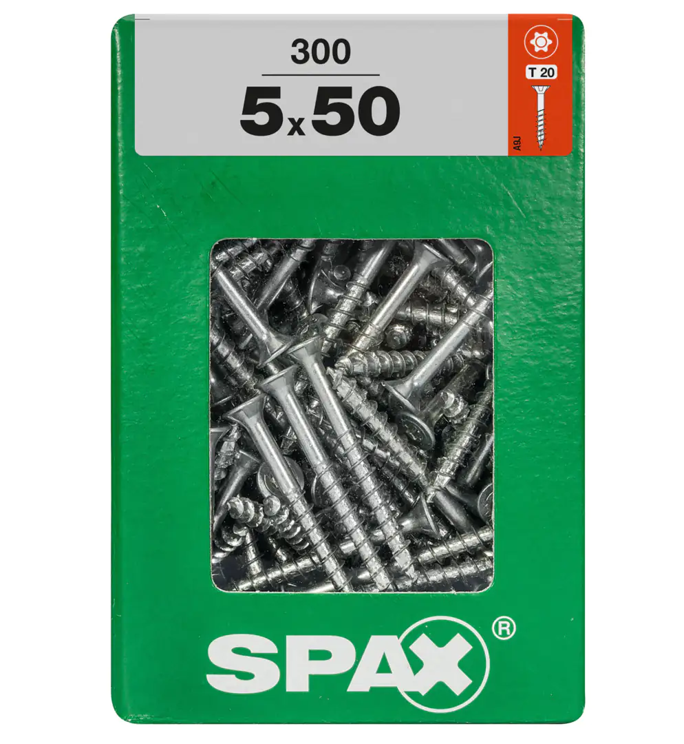 Spax Universalschrauben 5.0 x 50 mm TX 20 - 300 Stk.