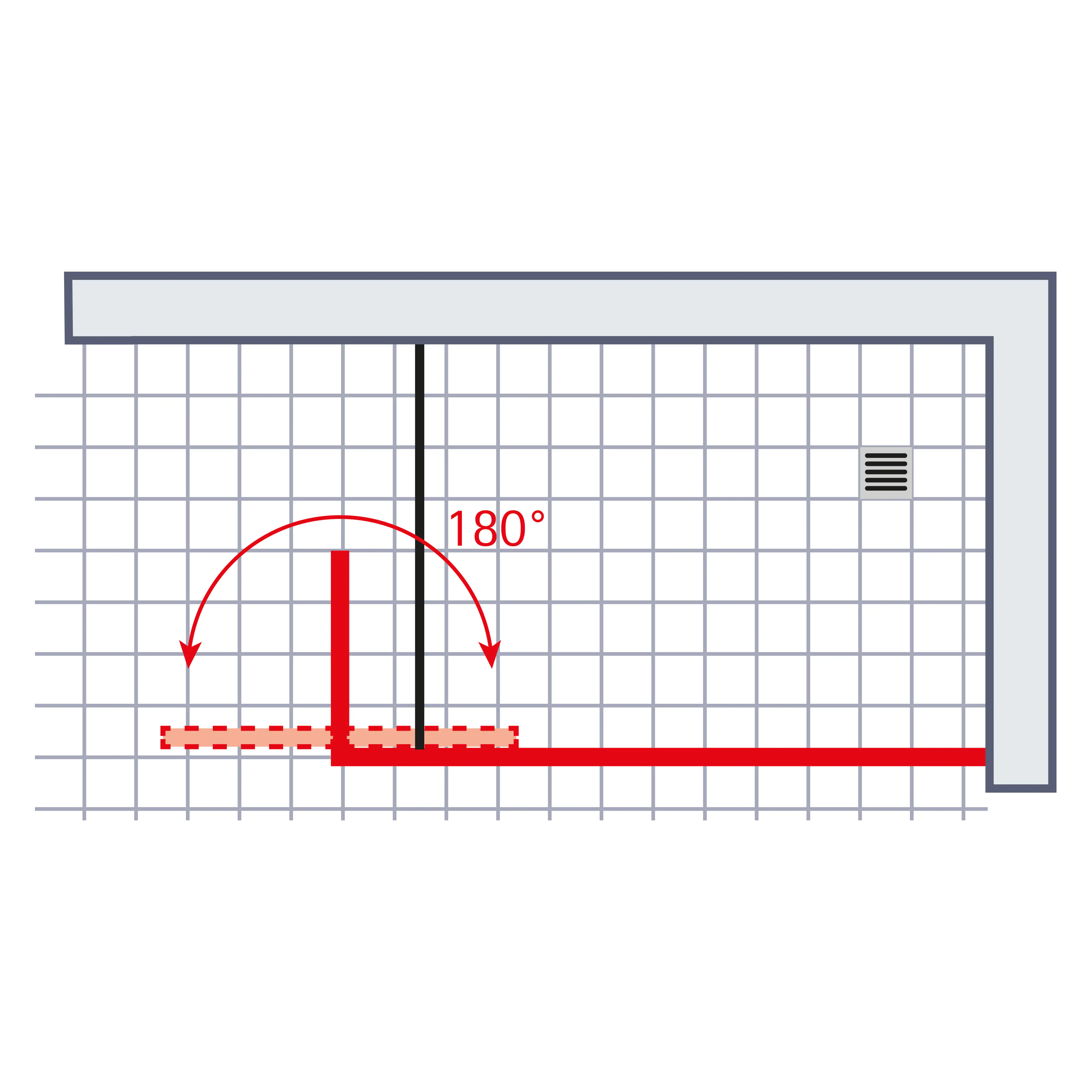 Schulte Walk In 100 x 40 x 200 cm MasterClass