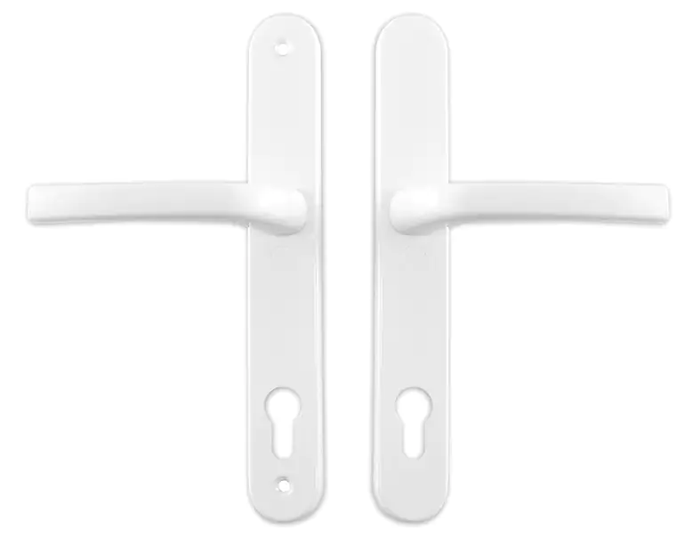 Meeth Haustürgarnitur abgerundet weiß Meeth Haustürgarnitur abgerundet weiß