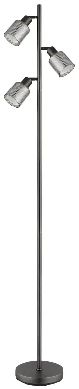 Globo Stehleuchte Villegas 33 x 161 cm L x H schwarz-chrom matt