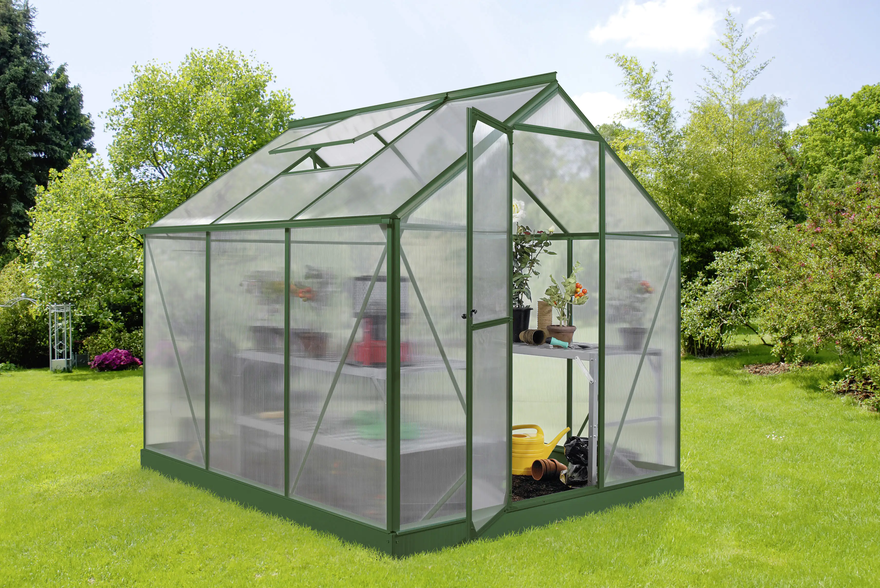 4005717080914_1769394 Vitavia Gewächshaus Eos 4600 190 x 226 cm 6 mm Hohlkammerplatten