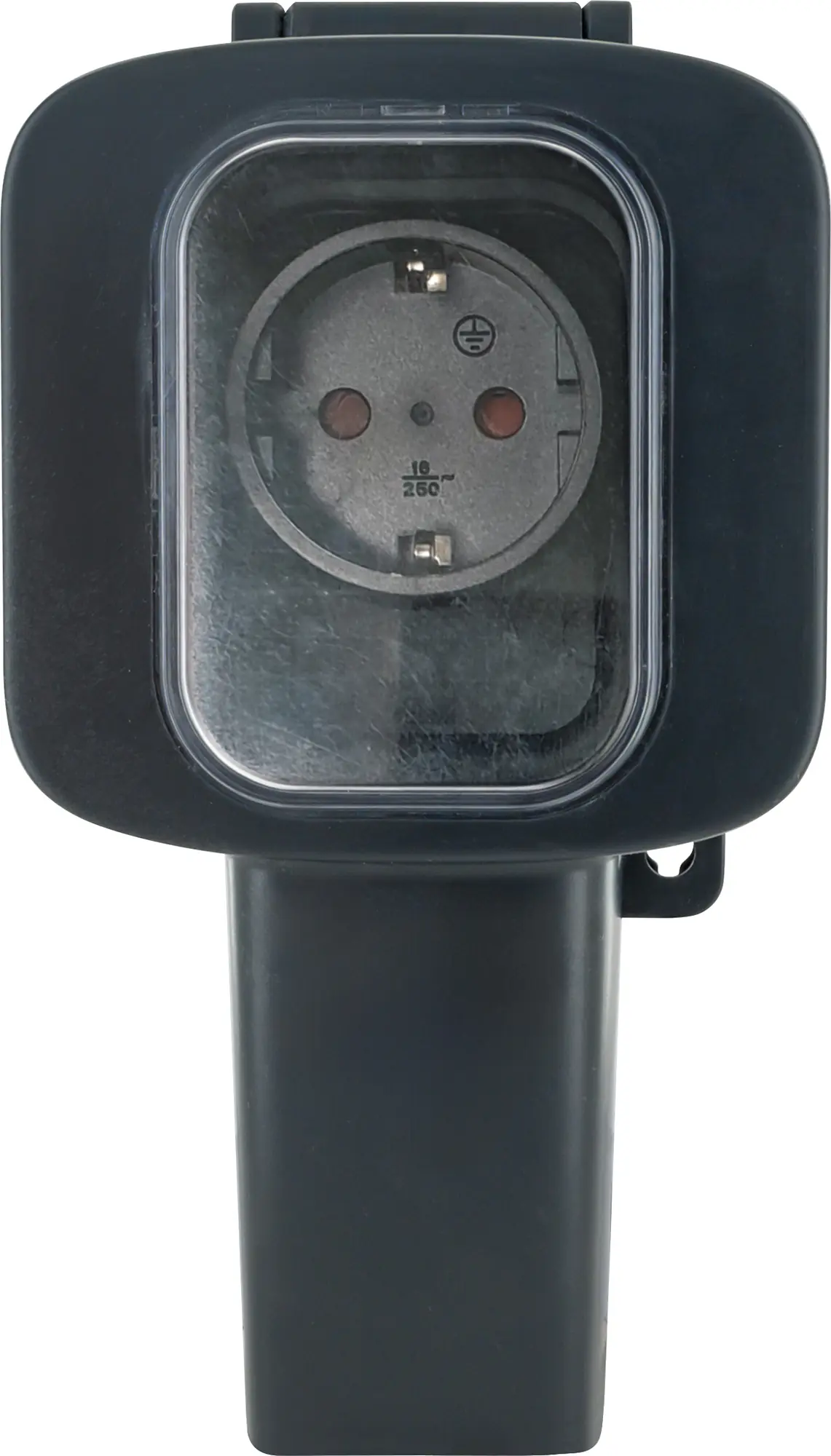 Schwaiger Aufputz-Steckdose 1-fach mit Gelenk IP66 waagerecht
