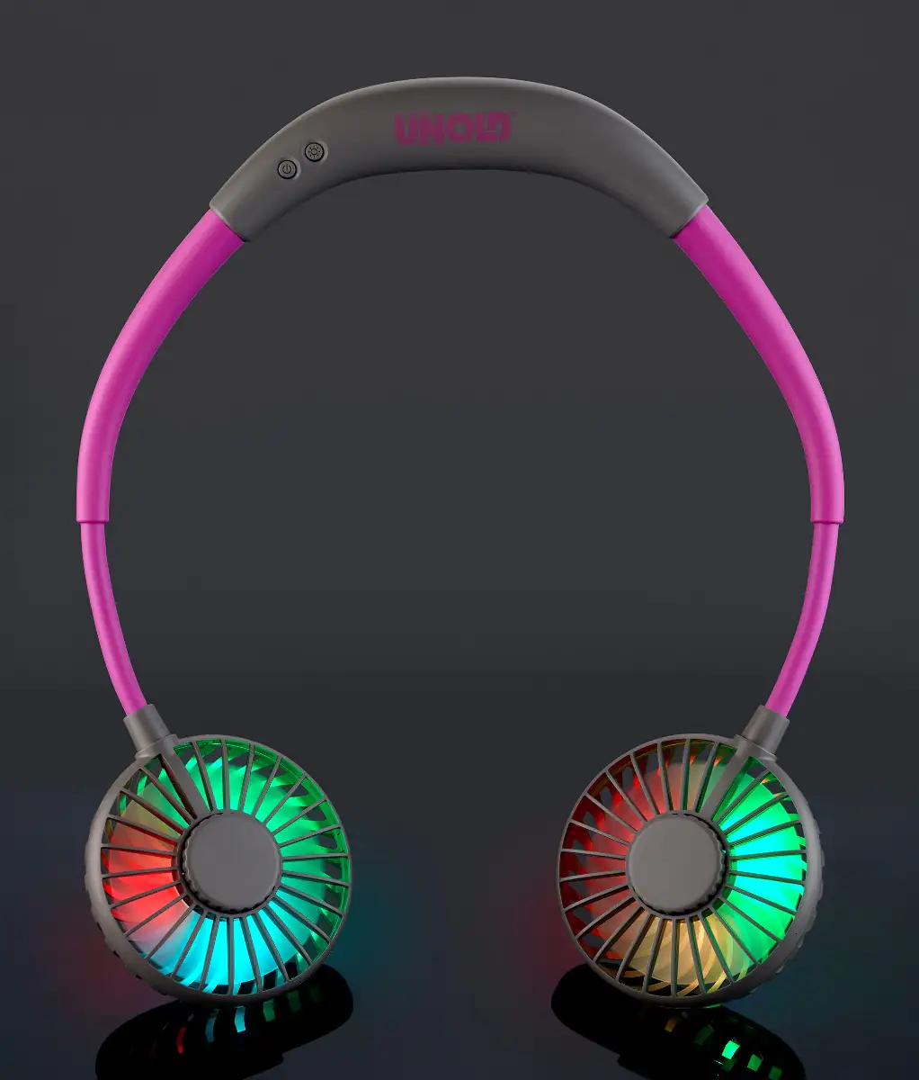 Unold Nackenventilator Breezy grau violett