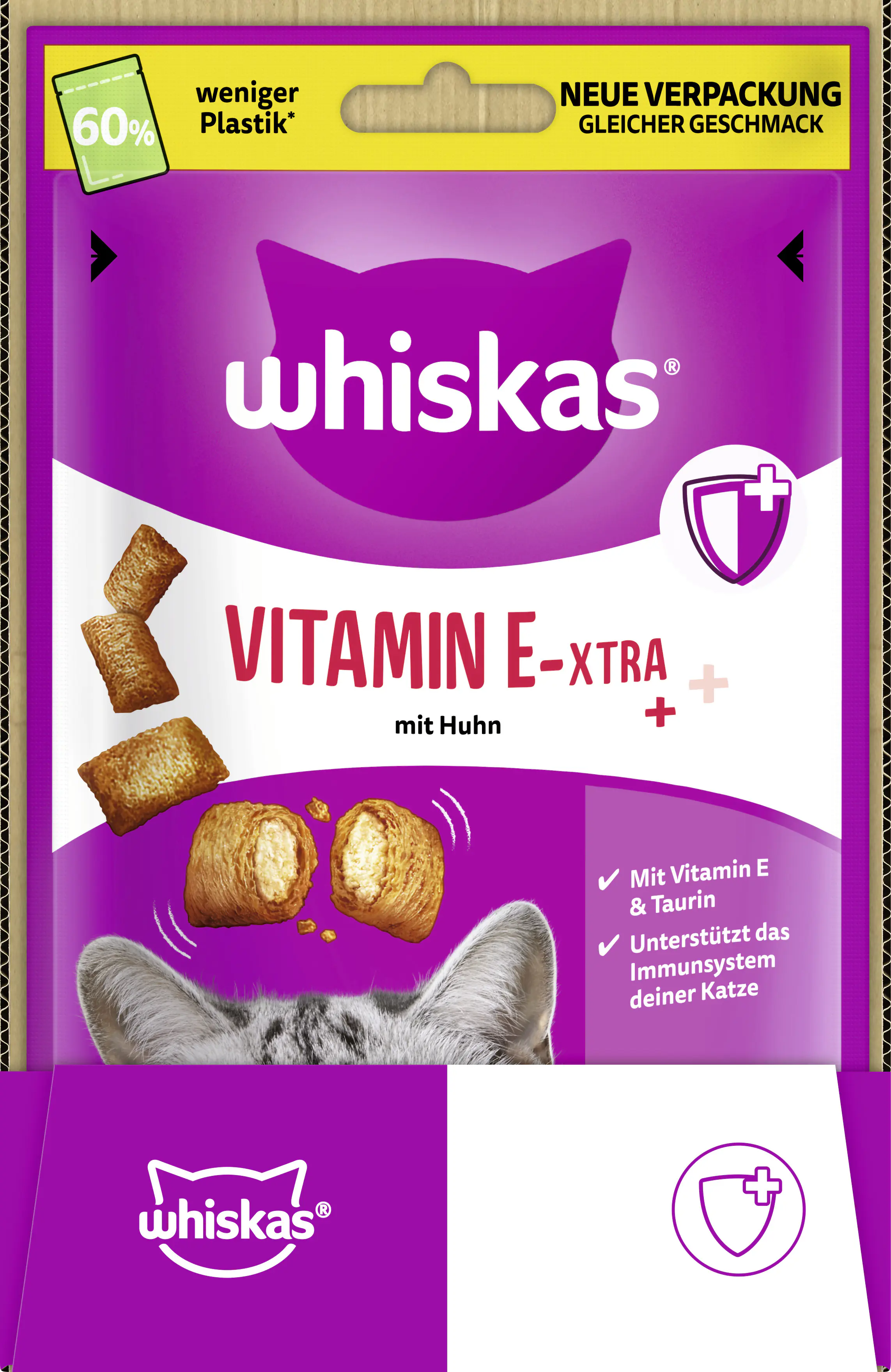 Whiskas Vitamin Extra Katzensnack Adult 50 g Huhn