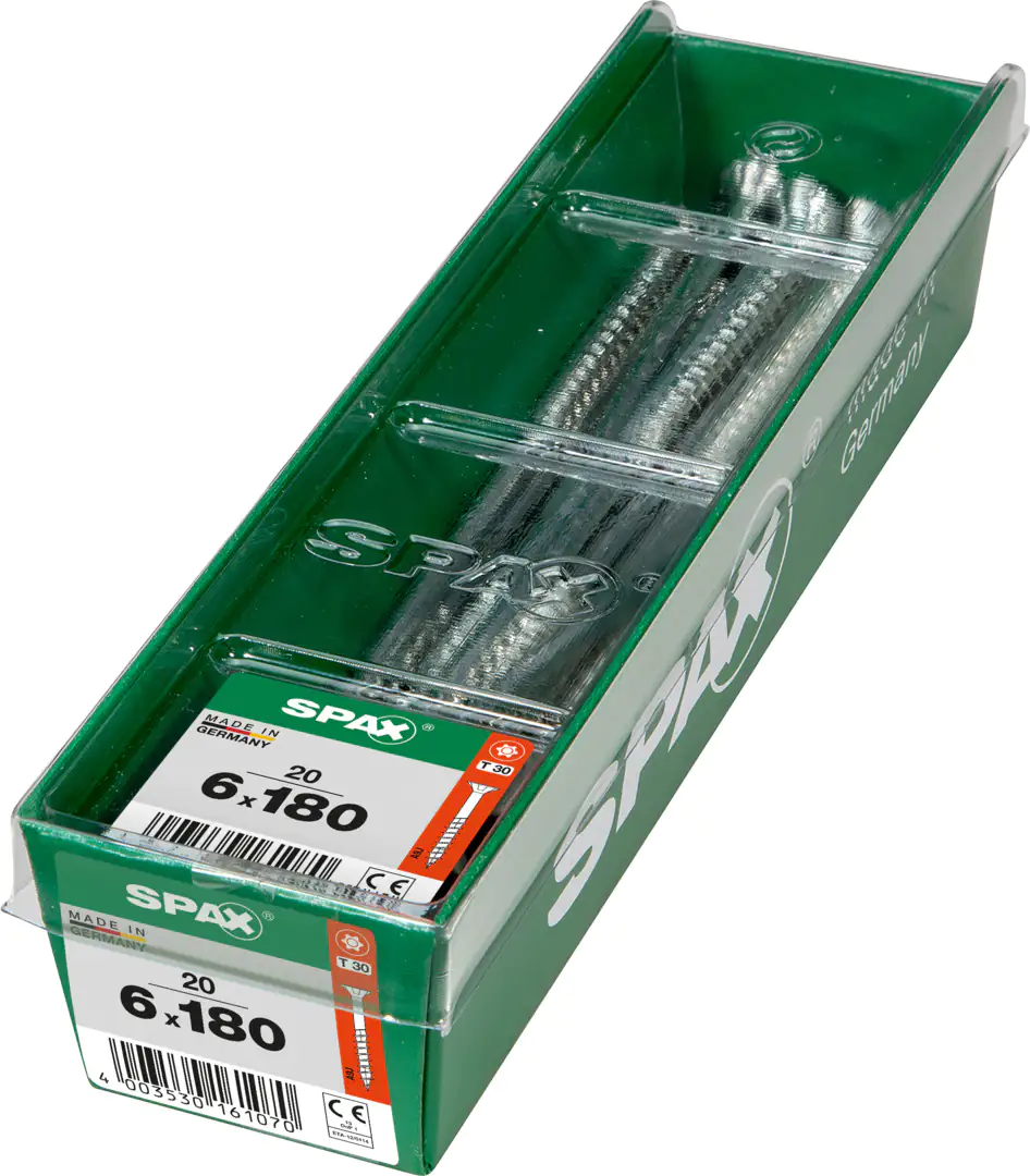 Spax Universalschrauben 6.0 x 180 mm TX 30 - 20 Stk.