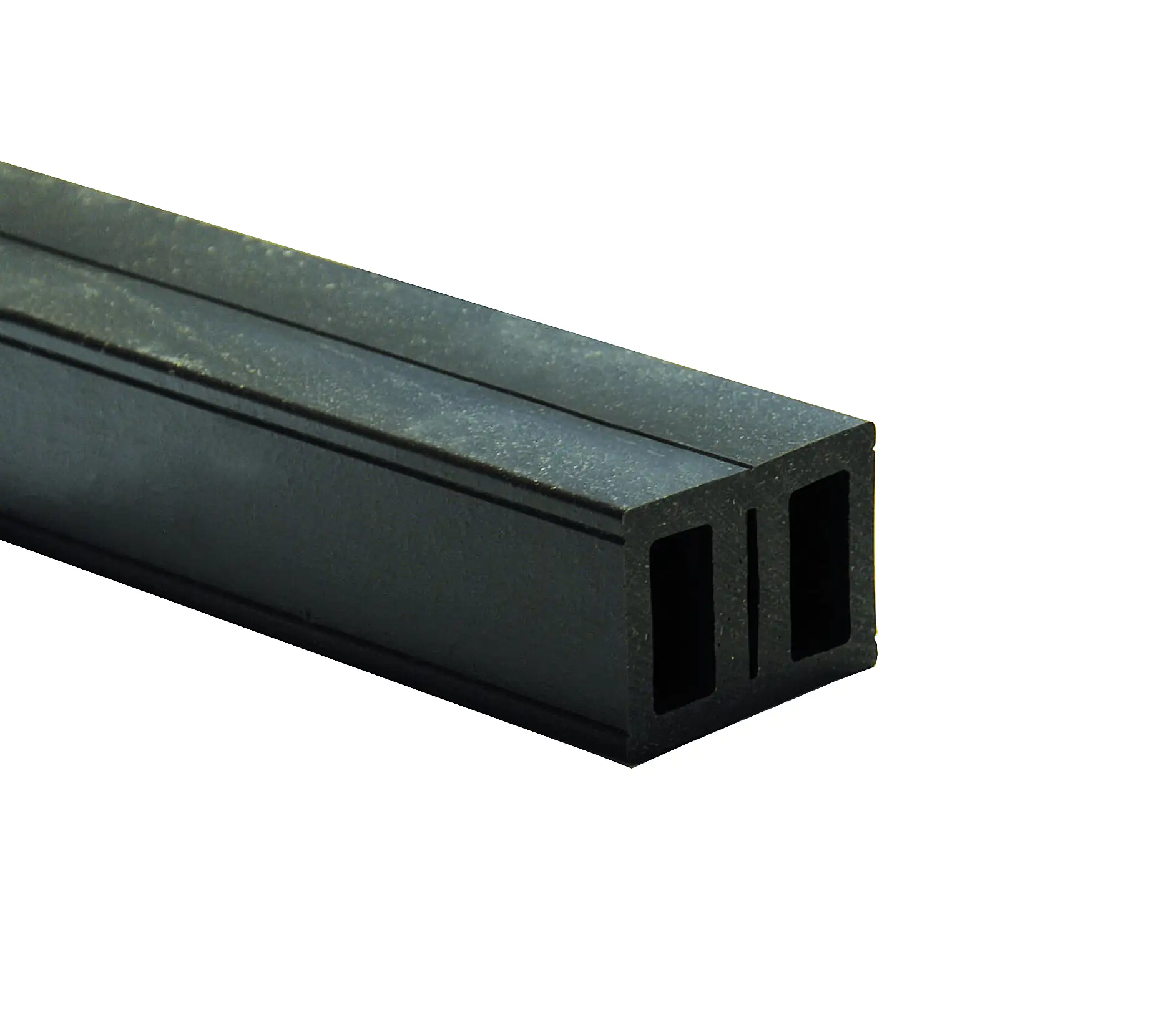 Kovalex Unterkonstruktion WPC 400 x 5,5 x 4 cm schwarz