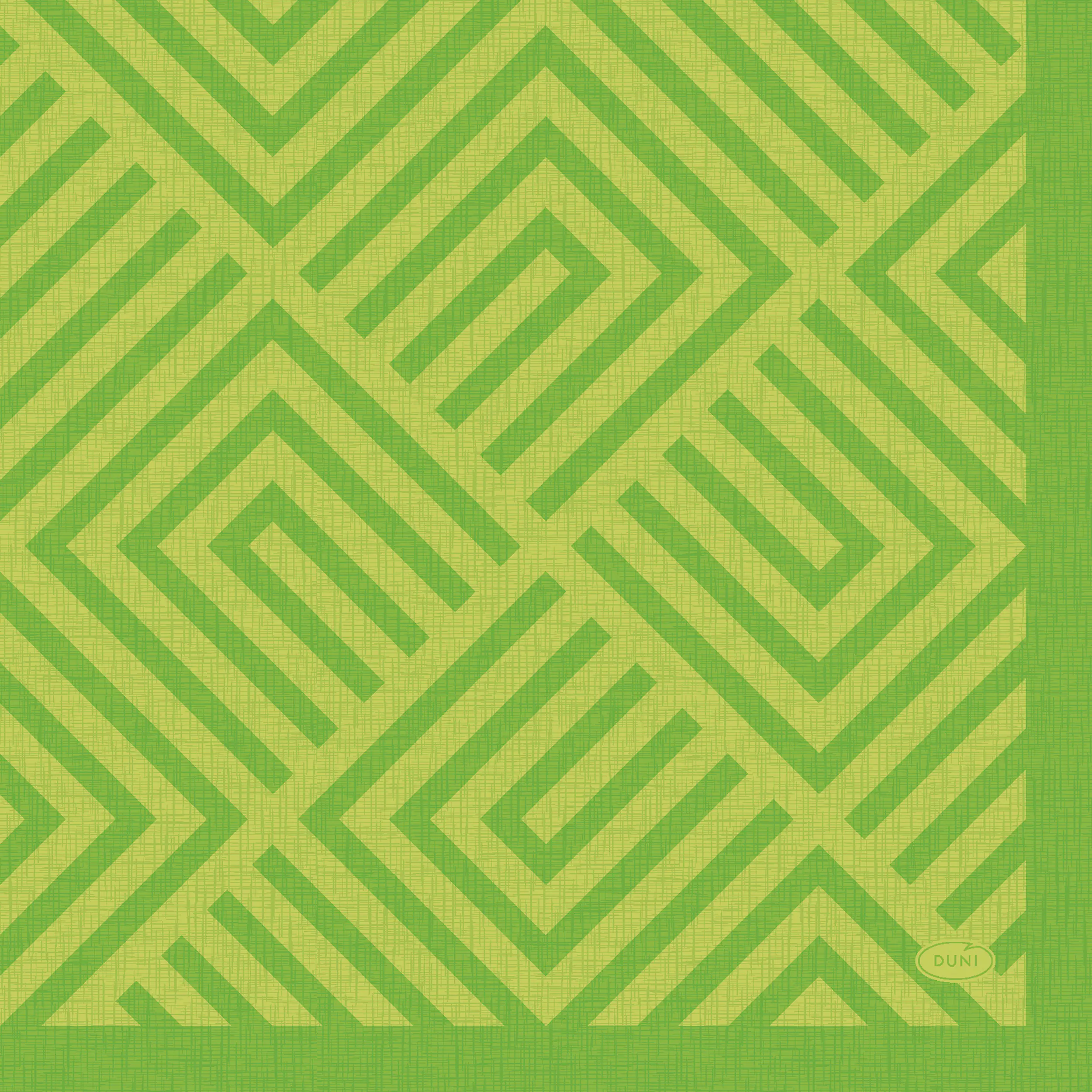 Duni Servietten Mosaik Kiwi 33 x 33 cm - 20er Pack