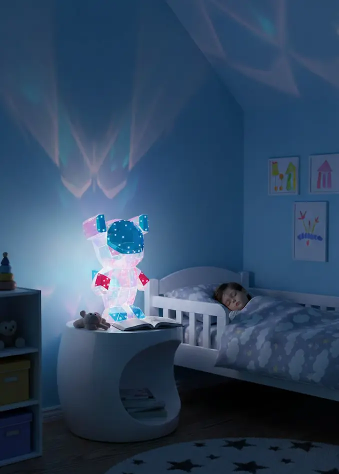 Globo LED-Dekoleuchte für Kinder Brondar Astronaut-Lampe kristalloptik