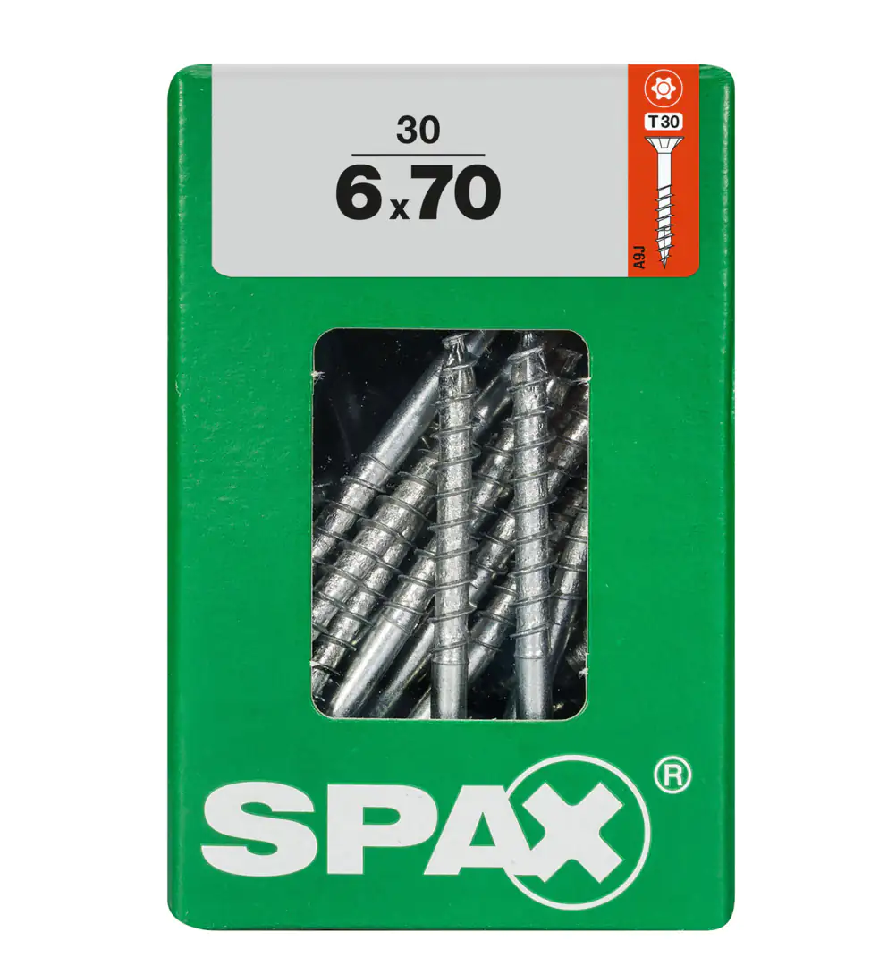 Spax Universalschrauben 6.0 x 70 mm TX 30 - 30 Stk.
