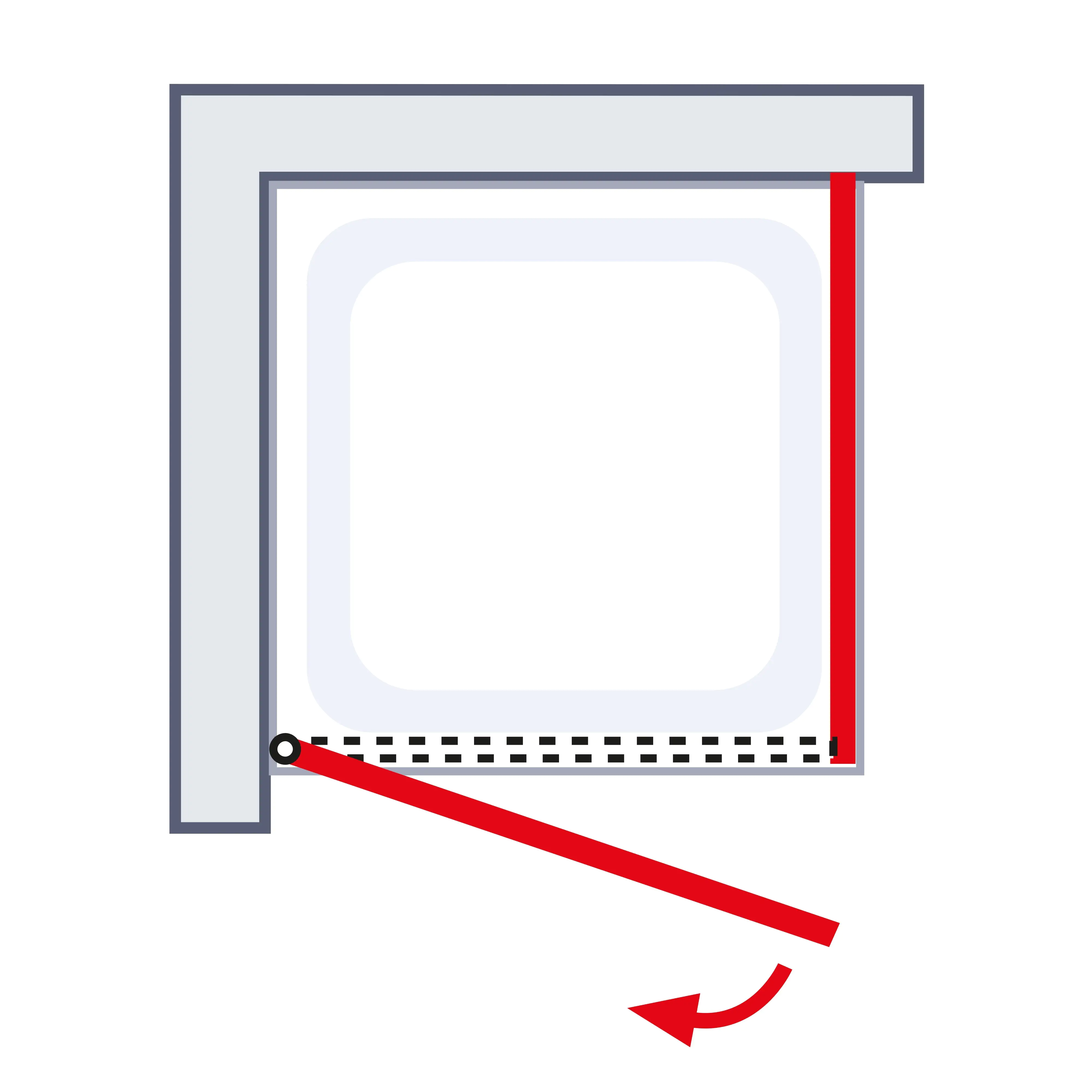 Schulte Drehtür mit Seitenwand Alexa Style 2.0 90 x 90 cm mattschwarz Schulte Drehtür mit Seitenwand Alexa Style 2.0 90 x 90 cm mattschwarz