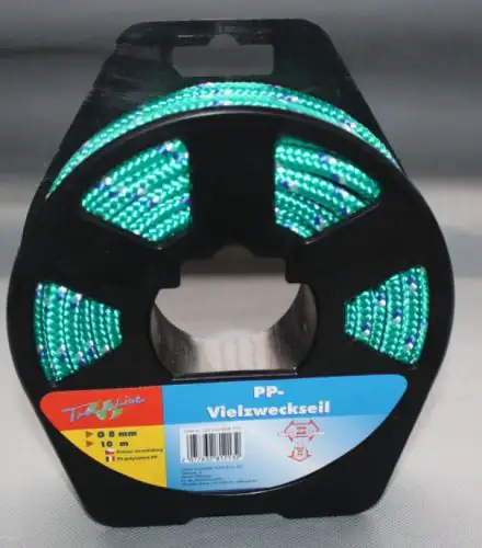 TrendLine Mehrzweckseil Ø 8 mm x 10 m grün TrendLine Mehrzweckseil Ø 8 mm x 10 m grün