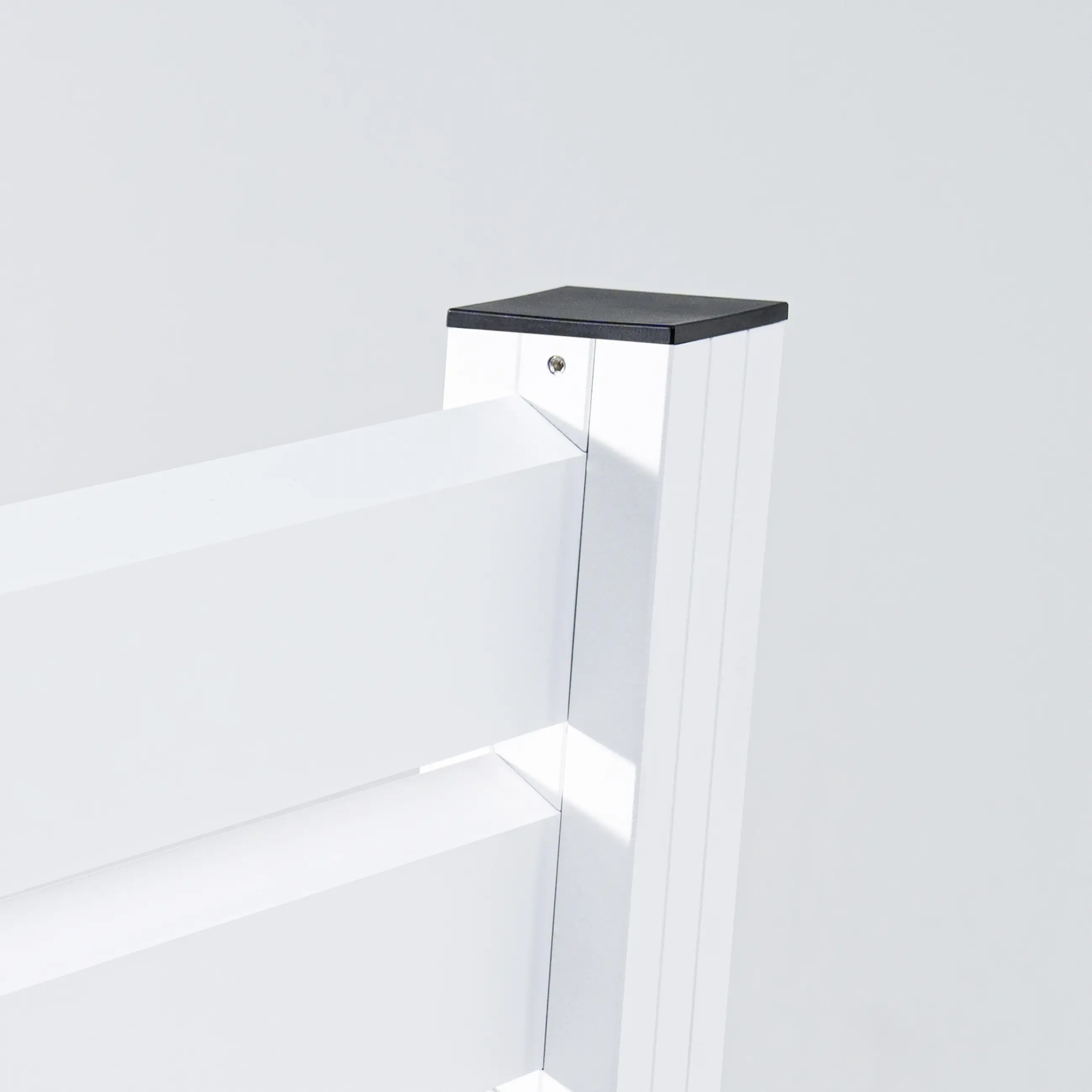 Ambiente Alu-Zaun Erweiterungsset Rhombus MAXI 187 x 184,2 cm weiß
