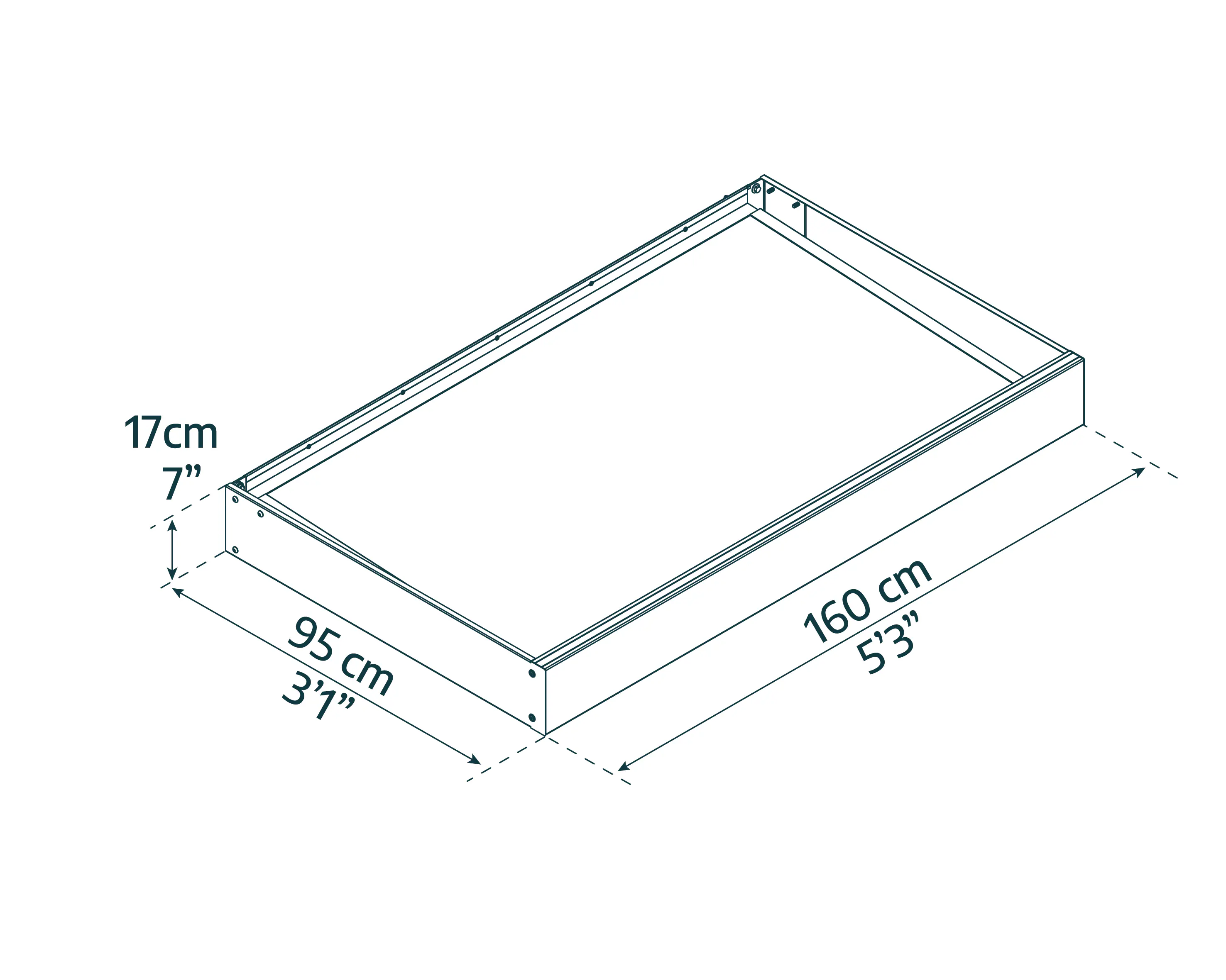 Canopia Vordach Sophia 1600  Grau Alu 160 x 95 cm