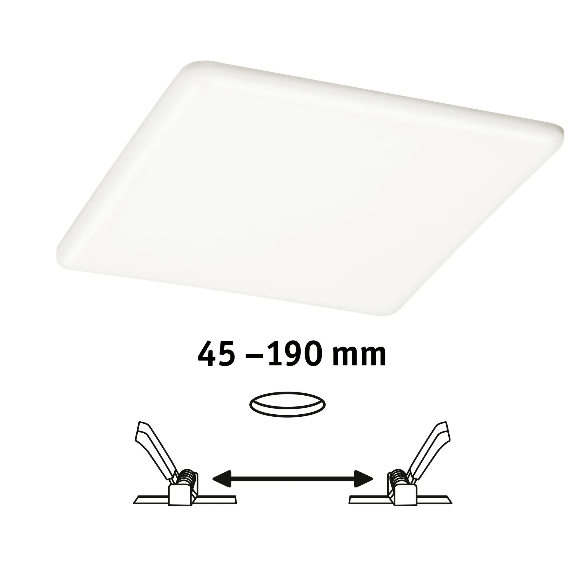 Paulmann Einbauleuchte LED Veluna Varifit 3 Stufen dimmbar 21,5 cm 22 W