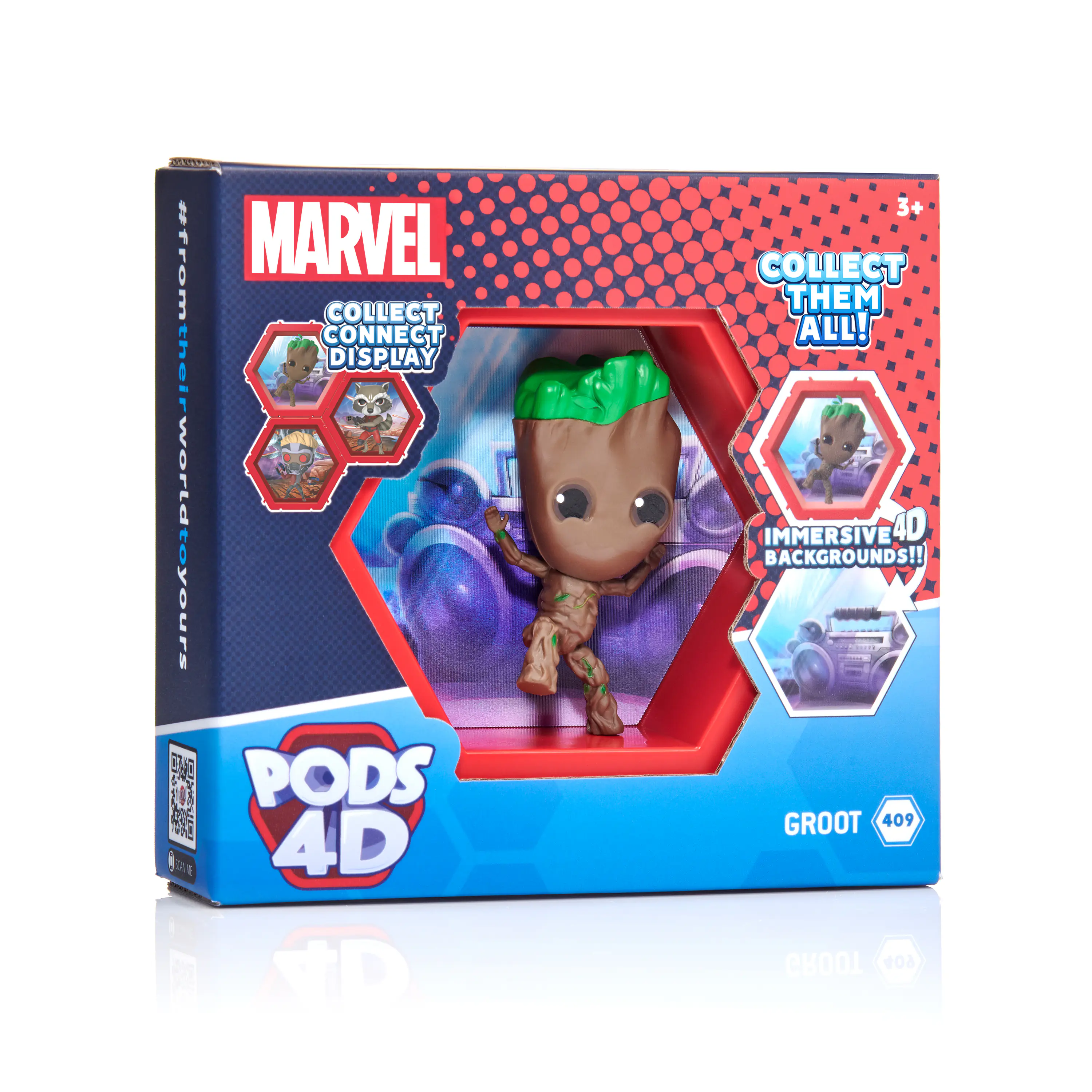 Waiky 4D Pods Sammelfigur Groot