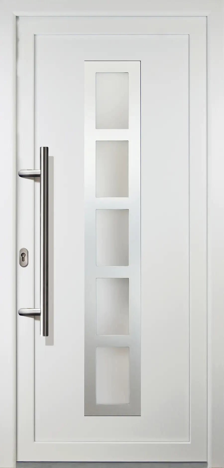 4060691156017 Meeth Haustür Signum Aluminium Modell 51 88 x 200 cm, DIN links, weiß
