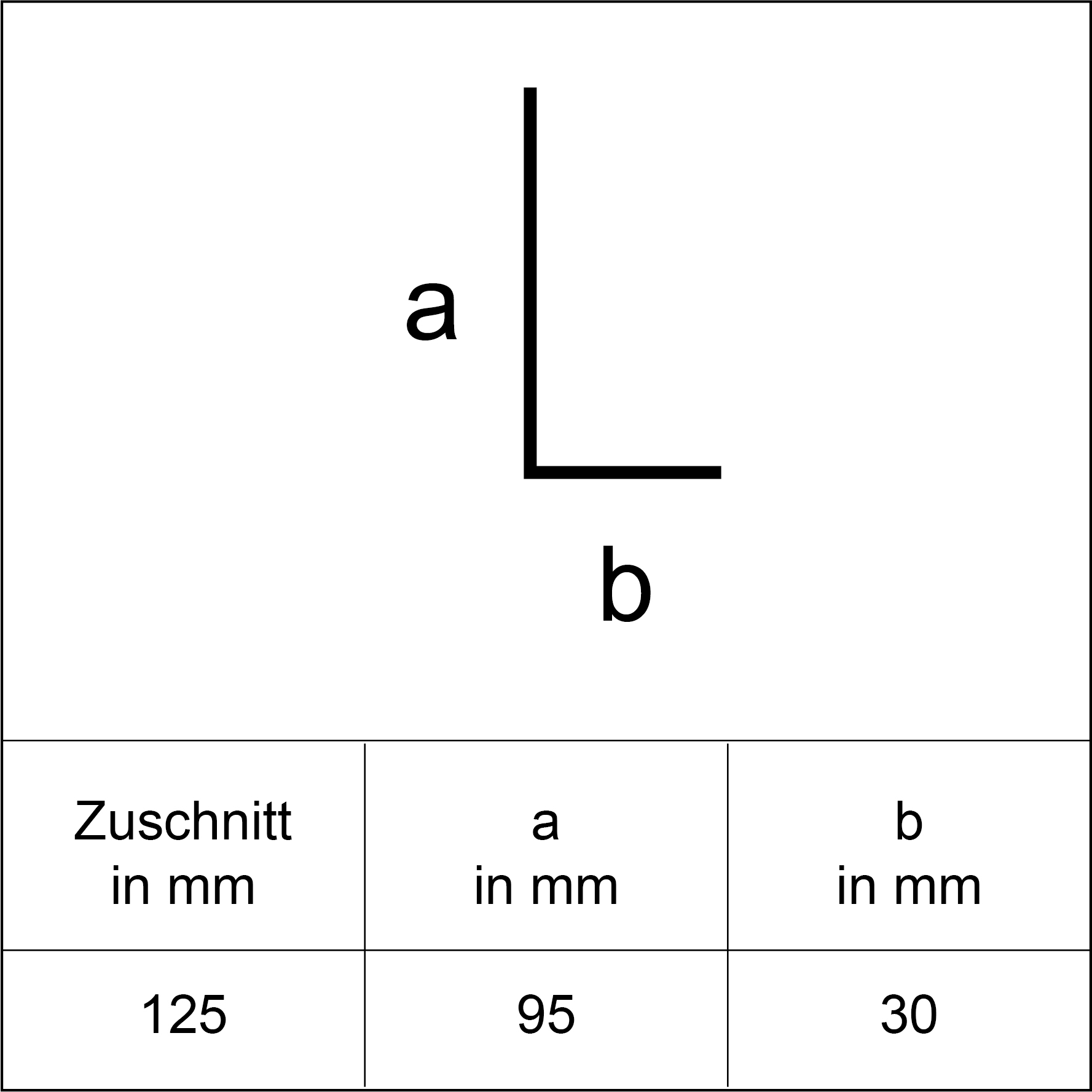Sarei Winkelprofil HG18 1000 x 95 x 30 mm natur