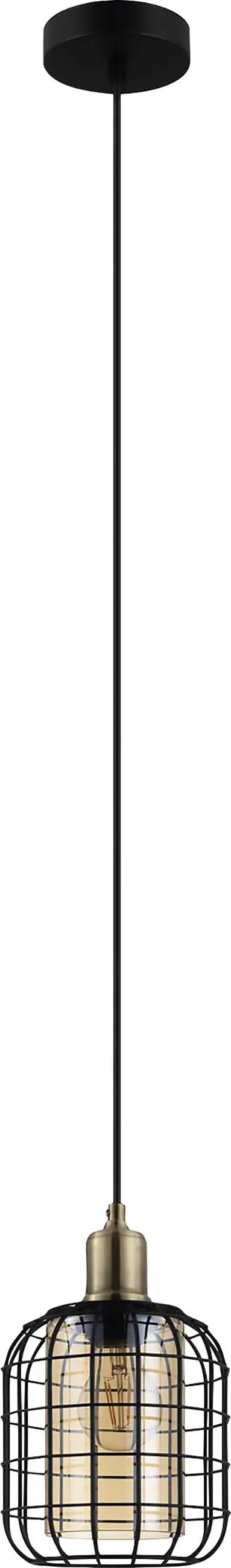 Eglo Hängeleuchte Chisle schwarz brüniert 16,5 x 110 cm E27