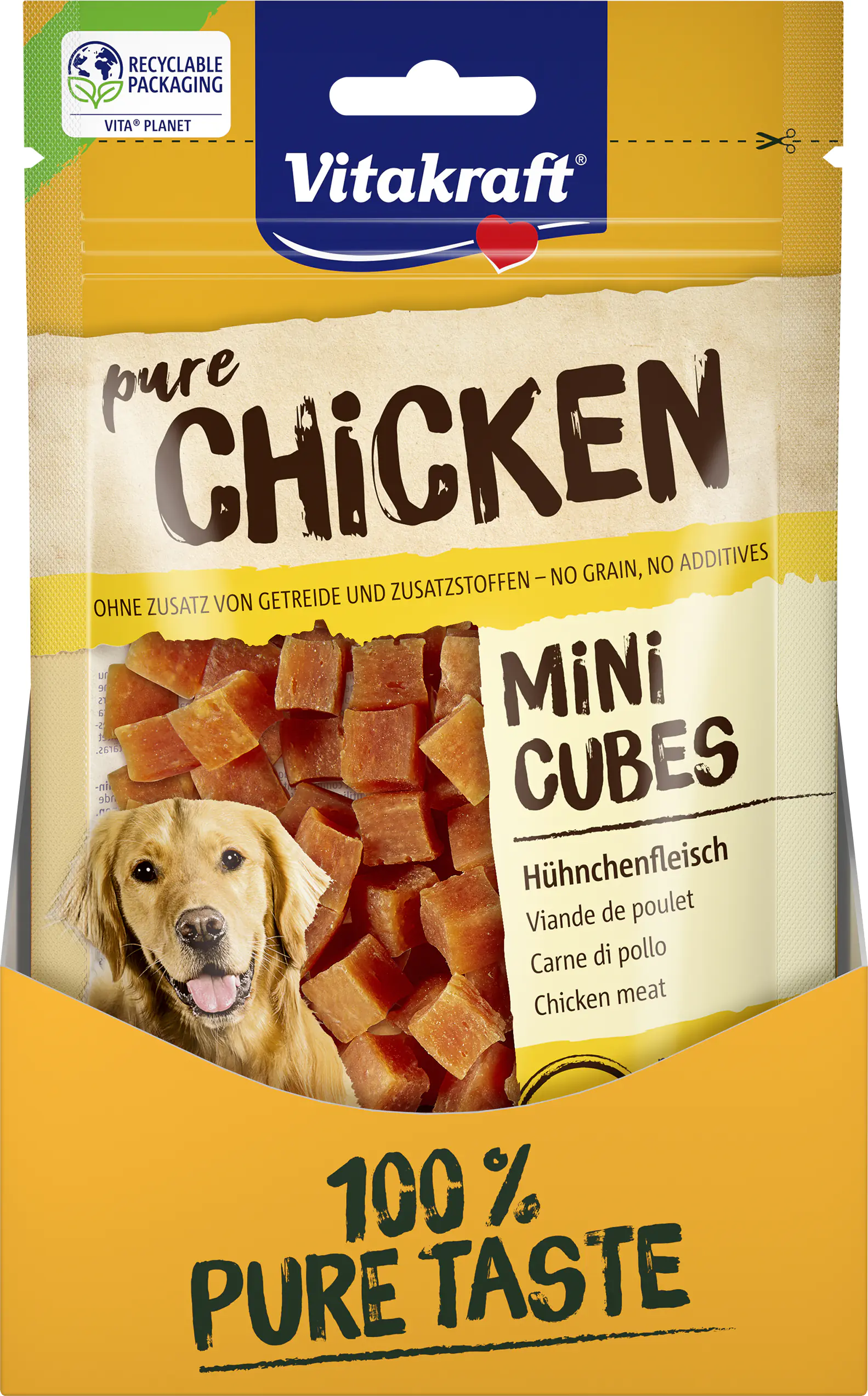 Vitakraft CHICKEN Mini Würfl Huhn 80 g