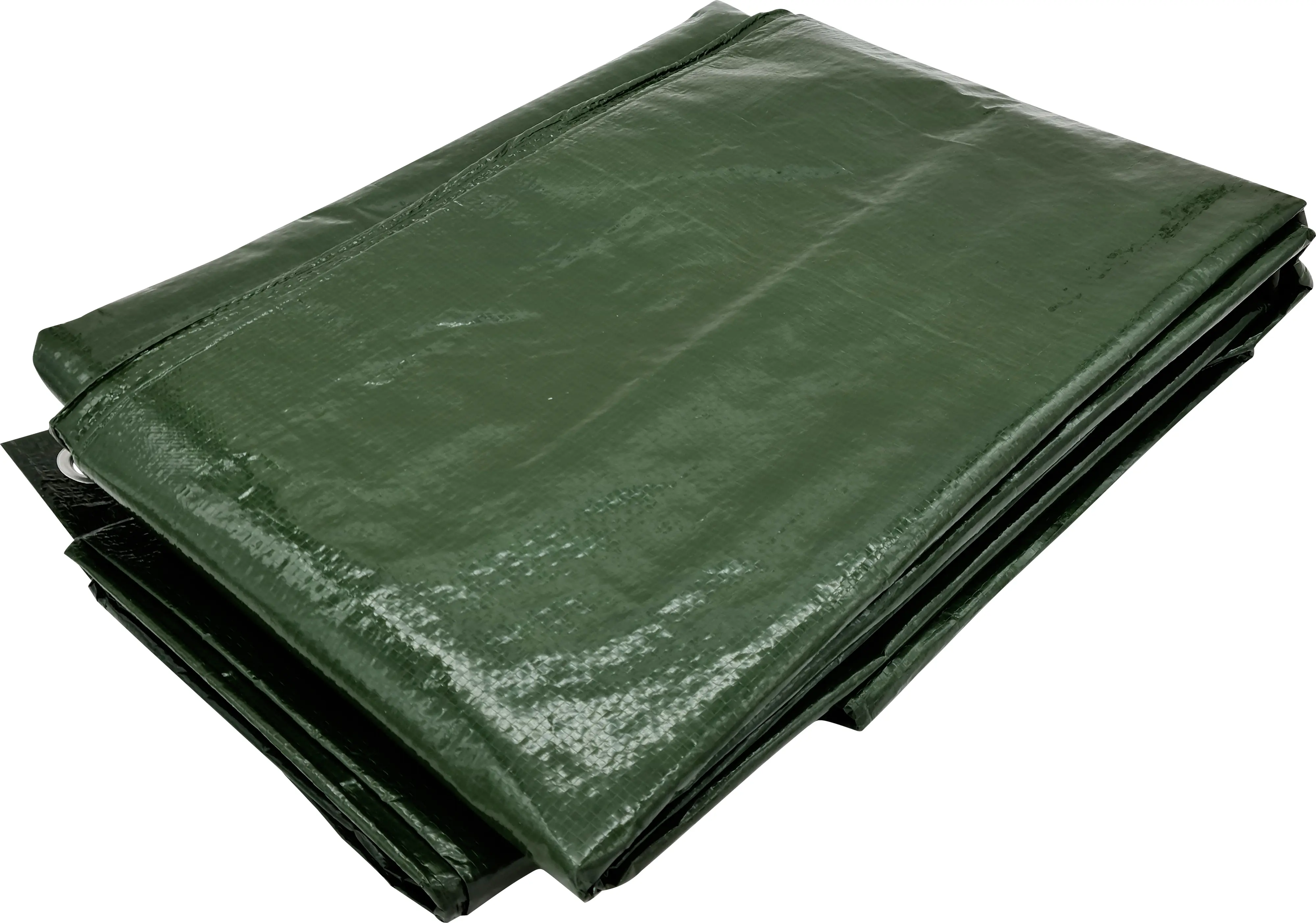 Jufol Abdeckplane Profi 3 x 4 m = 12 m² - 110 g/m² silber-grün