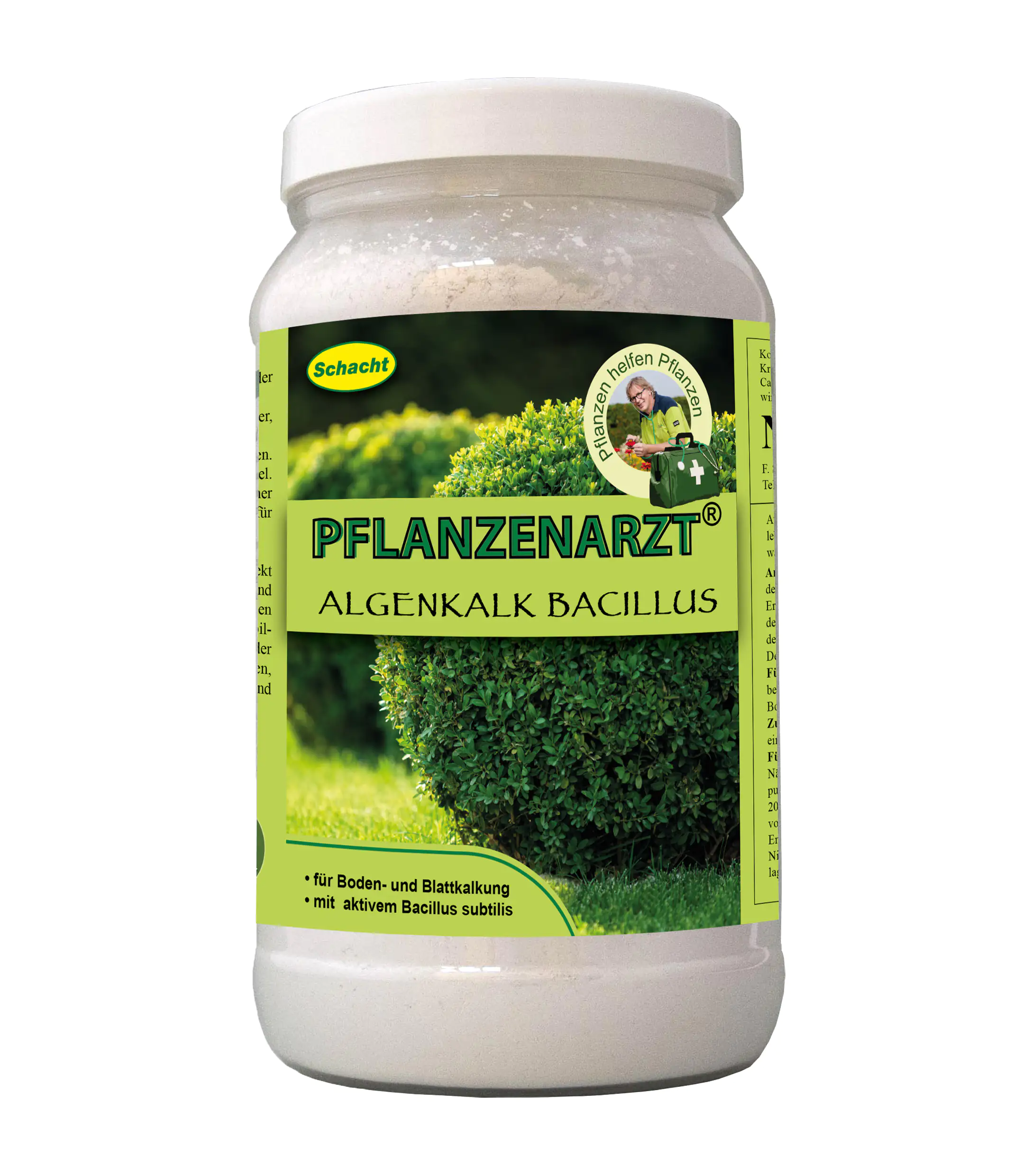 Schacht PflanzenarztAlgenkalk Bacillus 1,75 kg Schacht PflanzenarztAlgenkalk Bacillus 1,75 kg
