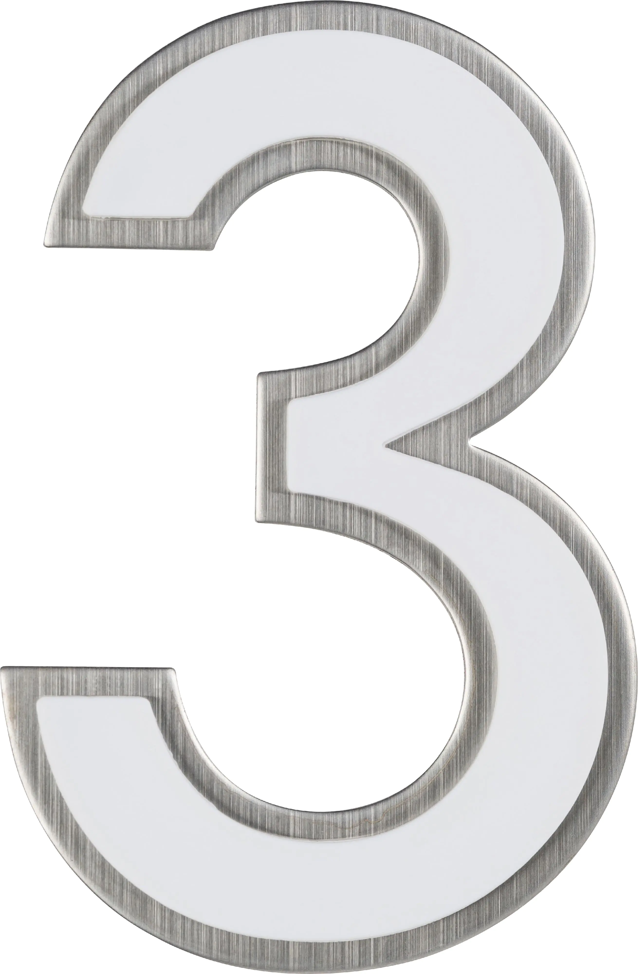 Alpertec Hausnummer 3 Nachtleuchtend