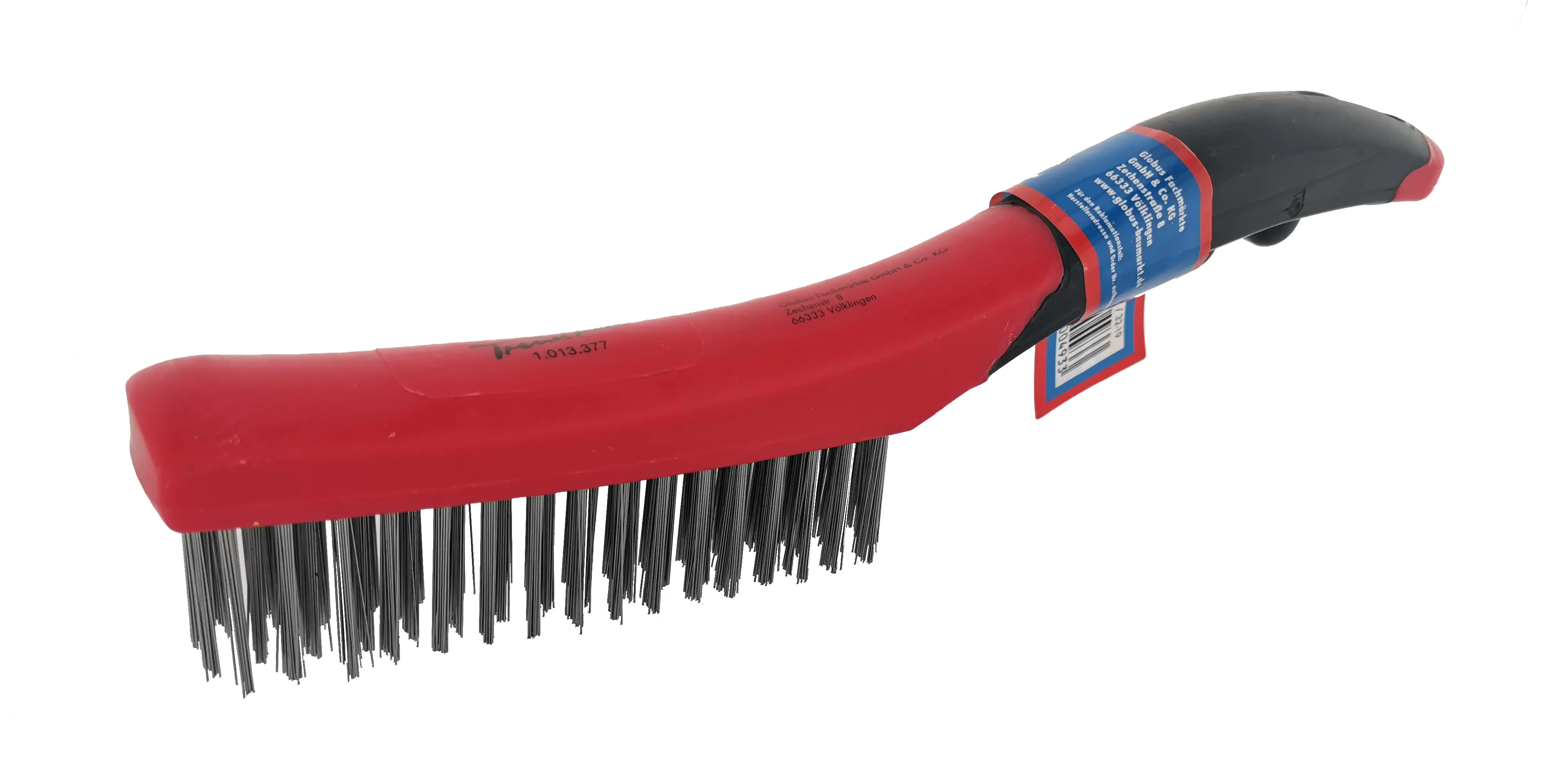 4333692043571 TrendLine Drahtbürste Edelstahl 4-reihig Kunststoffgriff