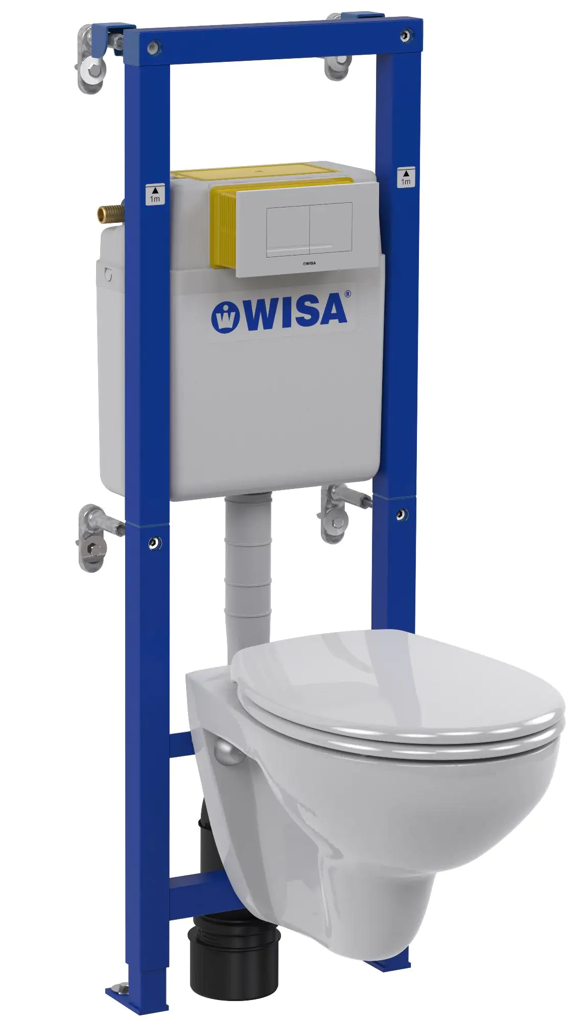 Wisa Wand-WC Komplett-Set XT No.1 Wisa Wand-WC Komplett-Set XT No.1