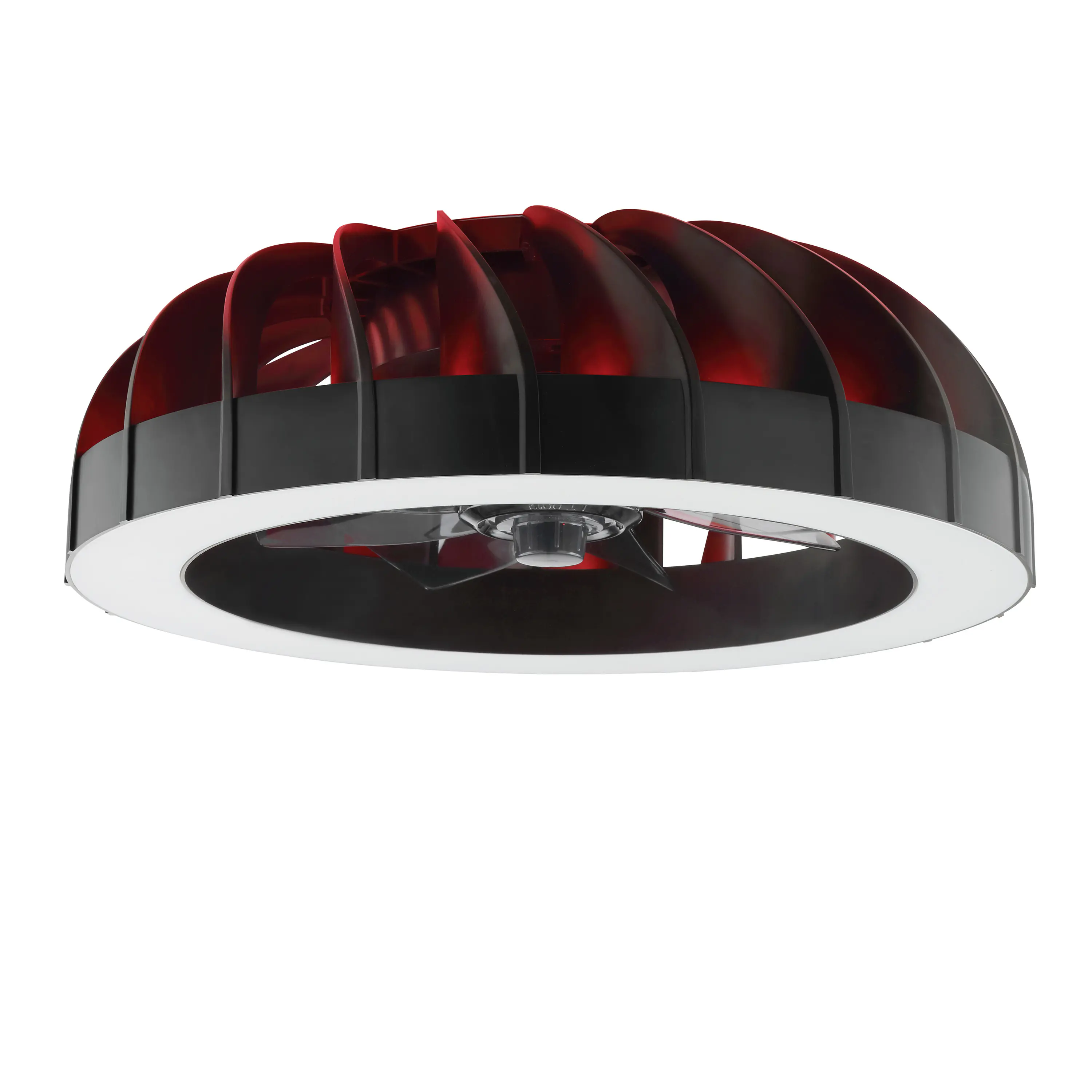 Briliant Deckenleuchte Fanora mit Ventilator 30W Ø 46 cm RGB schwarz