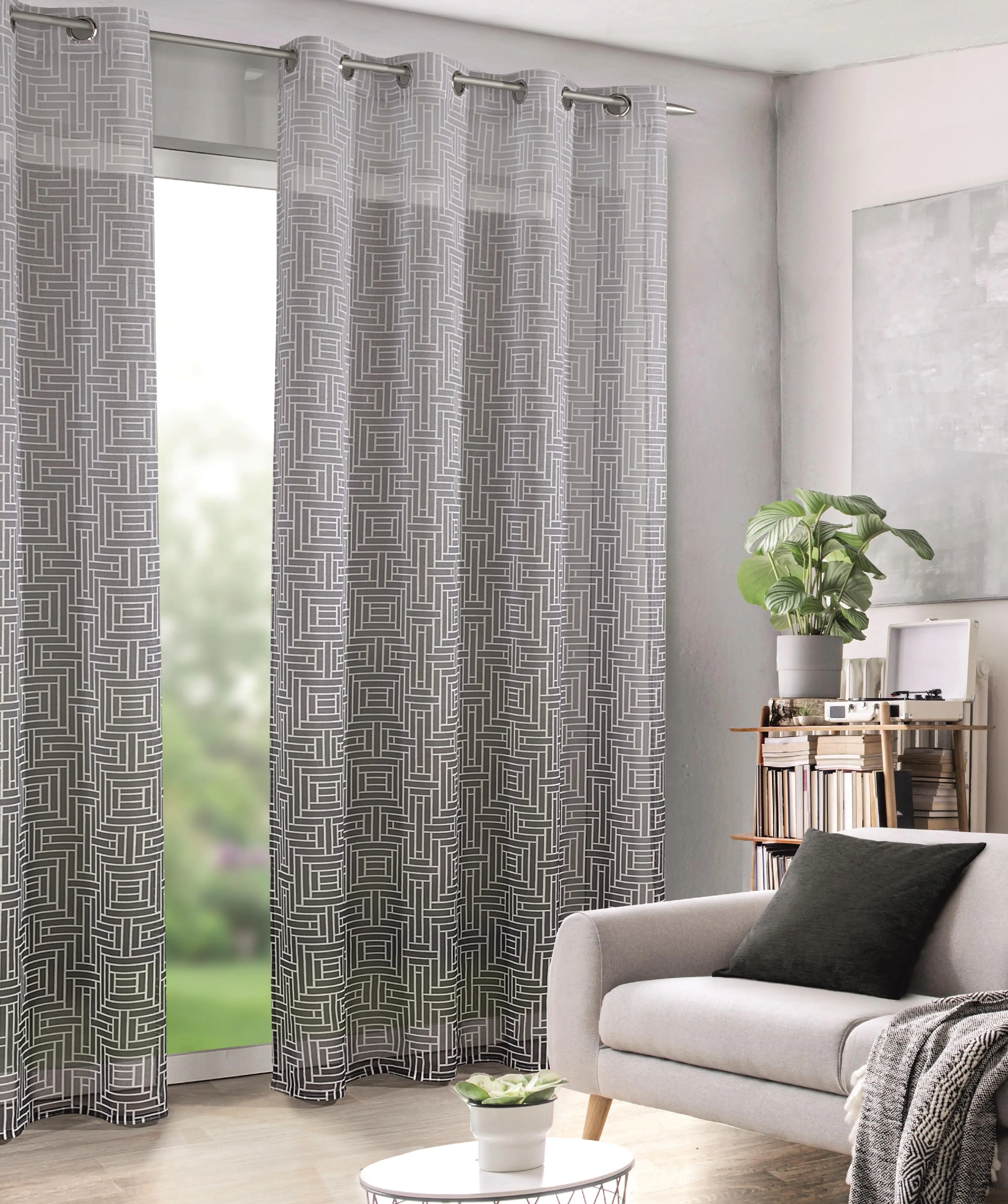 Neusser Collection Ösenschal Marta schwarz, 135 x 245 cm