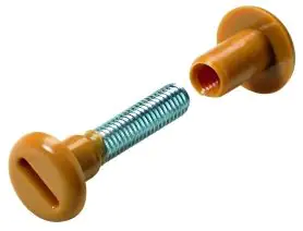 Hettich Verbindungsschraube beige M6 29 - 40 mm - 10 Stück