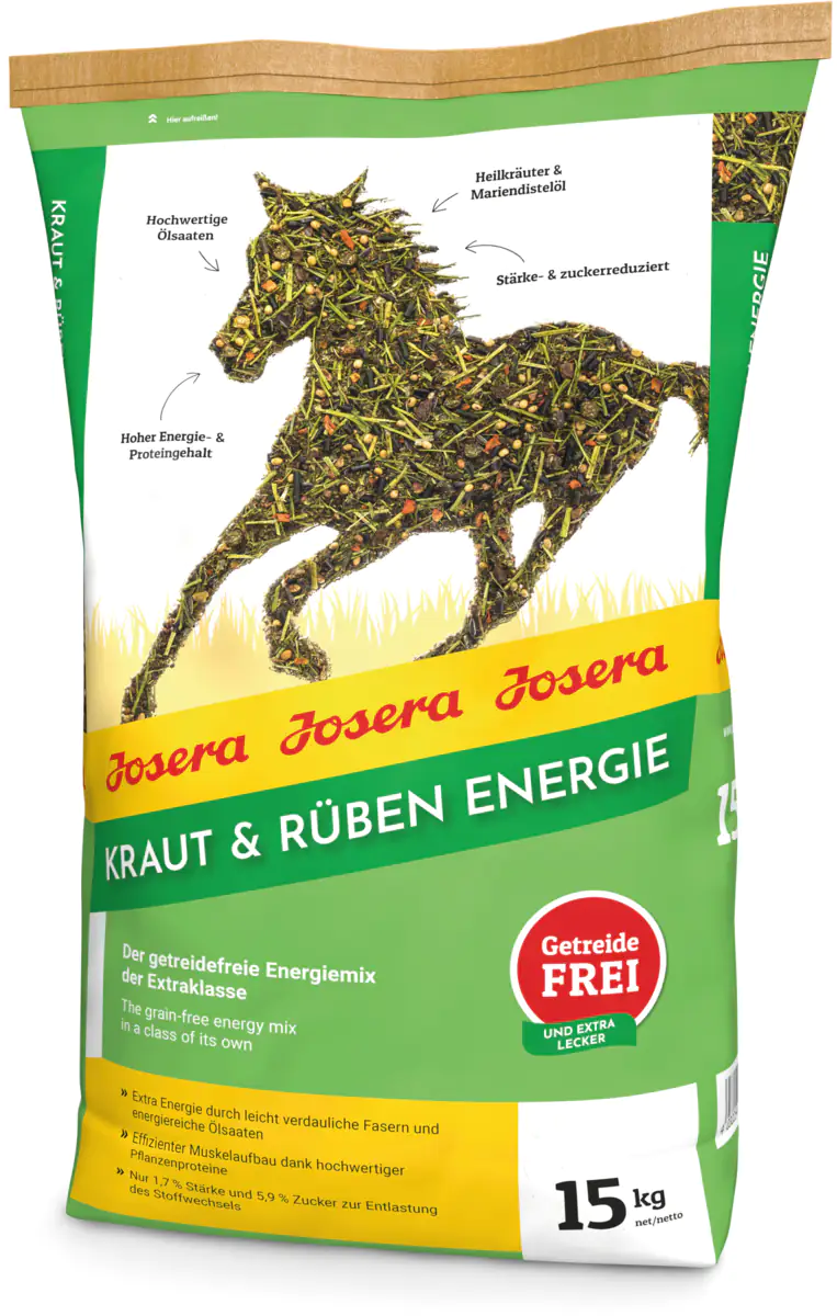 Josera Pferdefutter Kraut & Rüben Energie 15 kg Josera Pferdefutter Kraut & Rüben Energie 15 kg