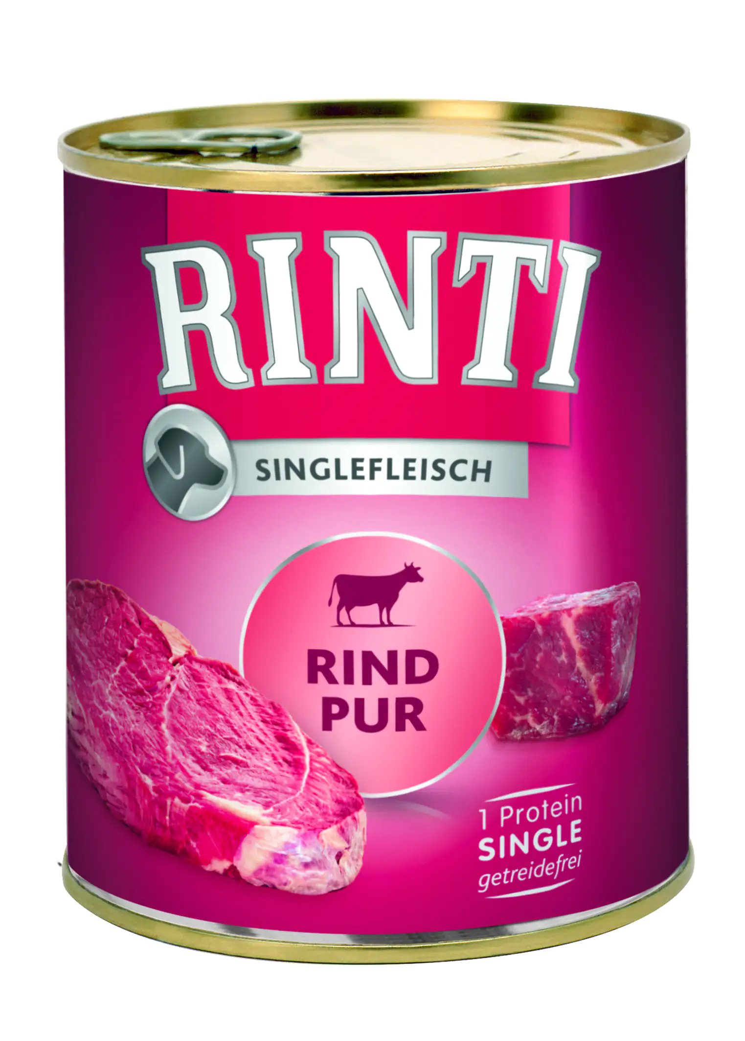 Rinti Singlefleisch Hundenassfutter Adult 800 g Rind Pur 