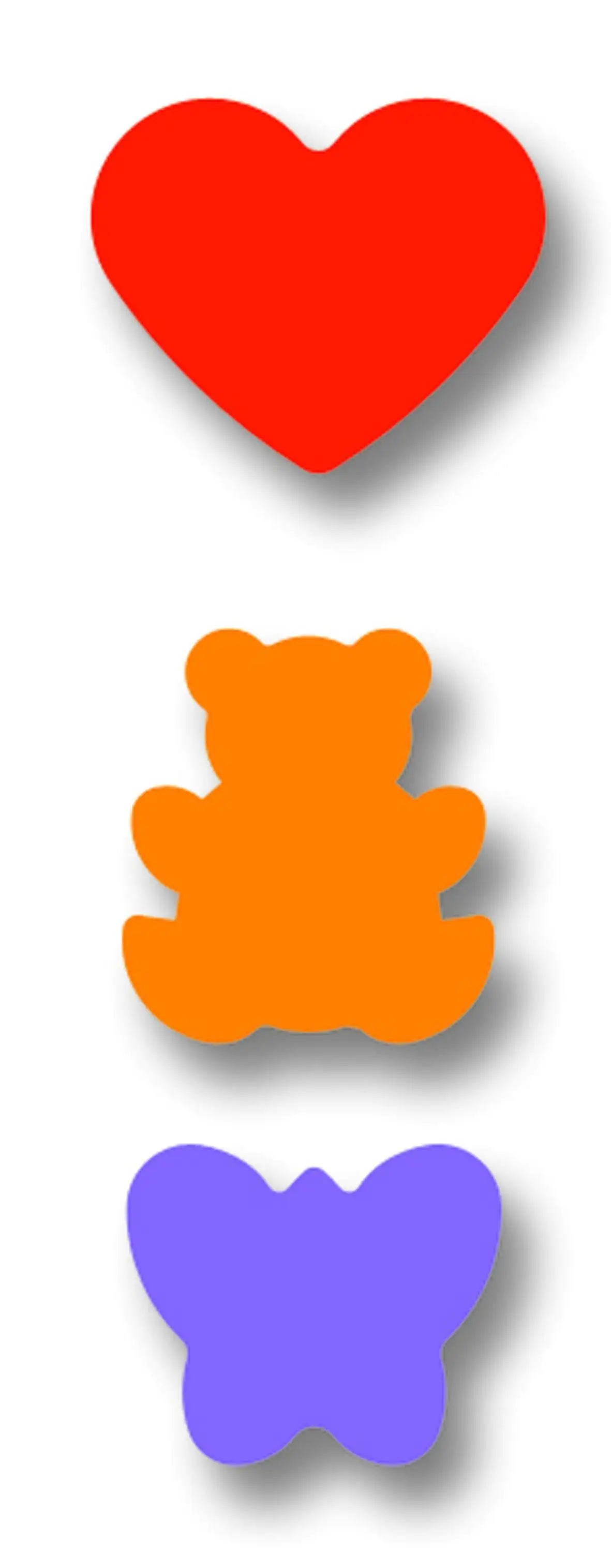 Motivstanzer Ganzjahresmotive Set 1 - 3 Stück sortiert