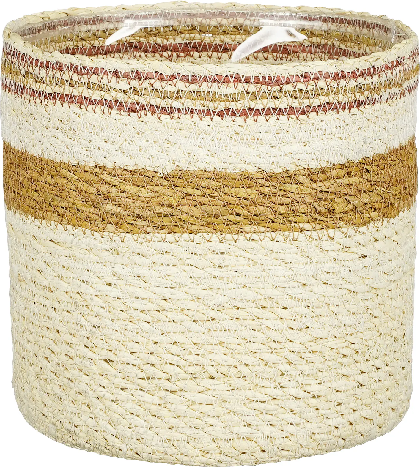 Mica Übertopf Korb Jameson Ø 20 x 20 cm Seegras gelb