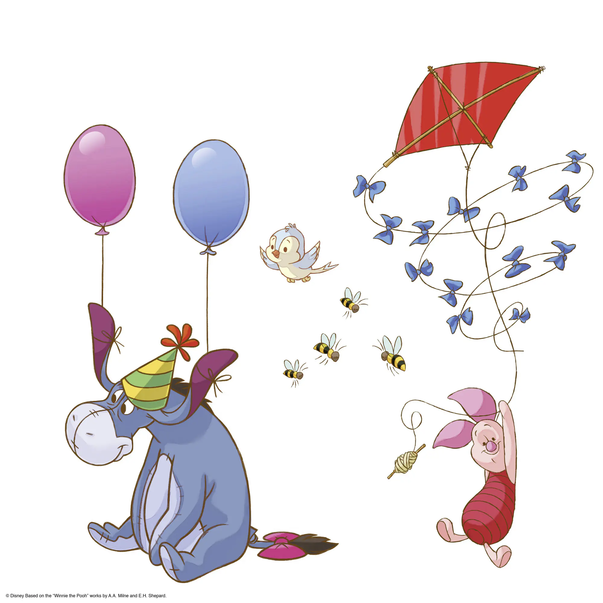 Komar Windowsticker Winnie Pooh Disney 31 x 31 cm