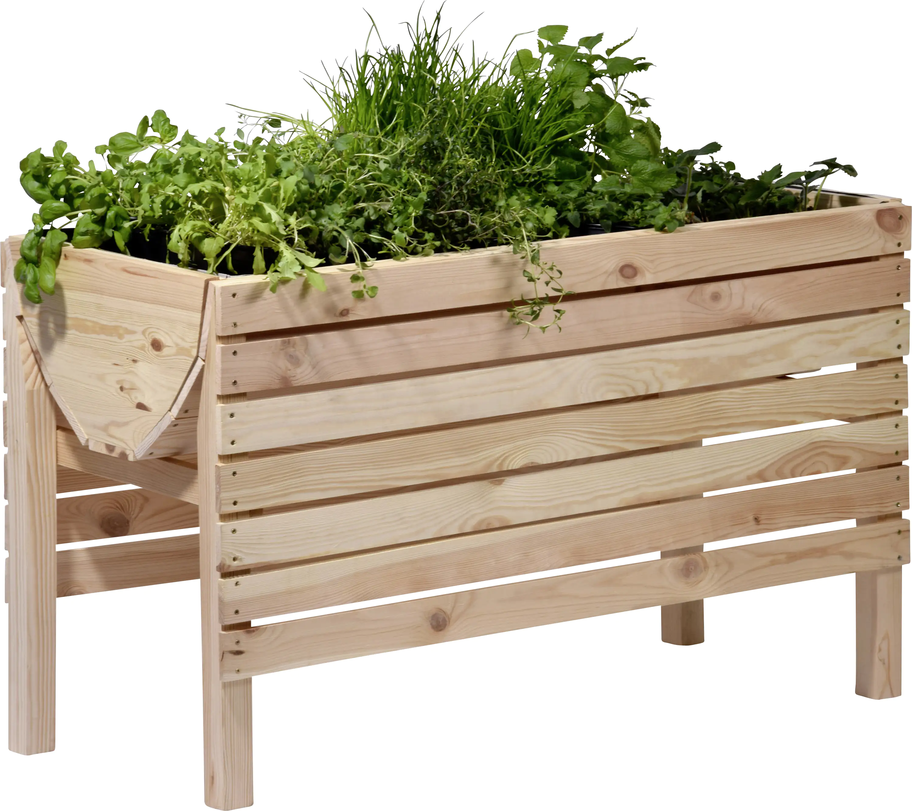 Dobar Hochbeet inkl. Pflanzfolie 100 x 45 x 60 cm