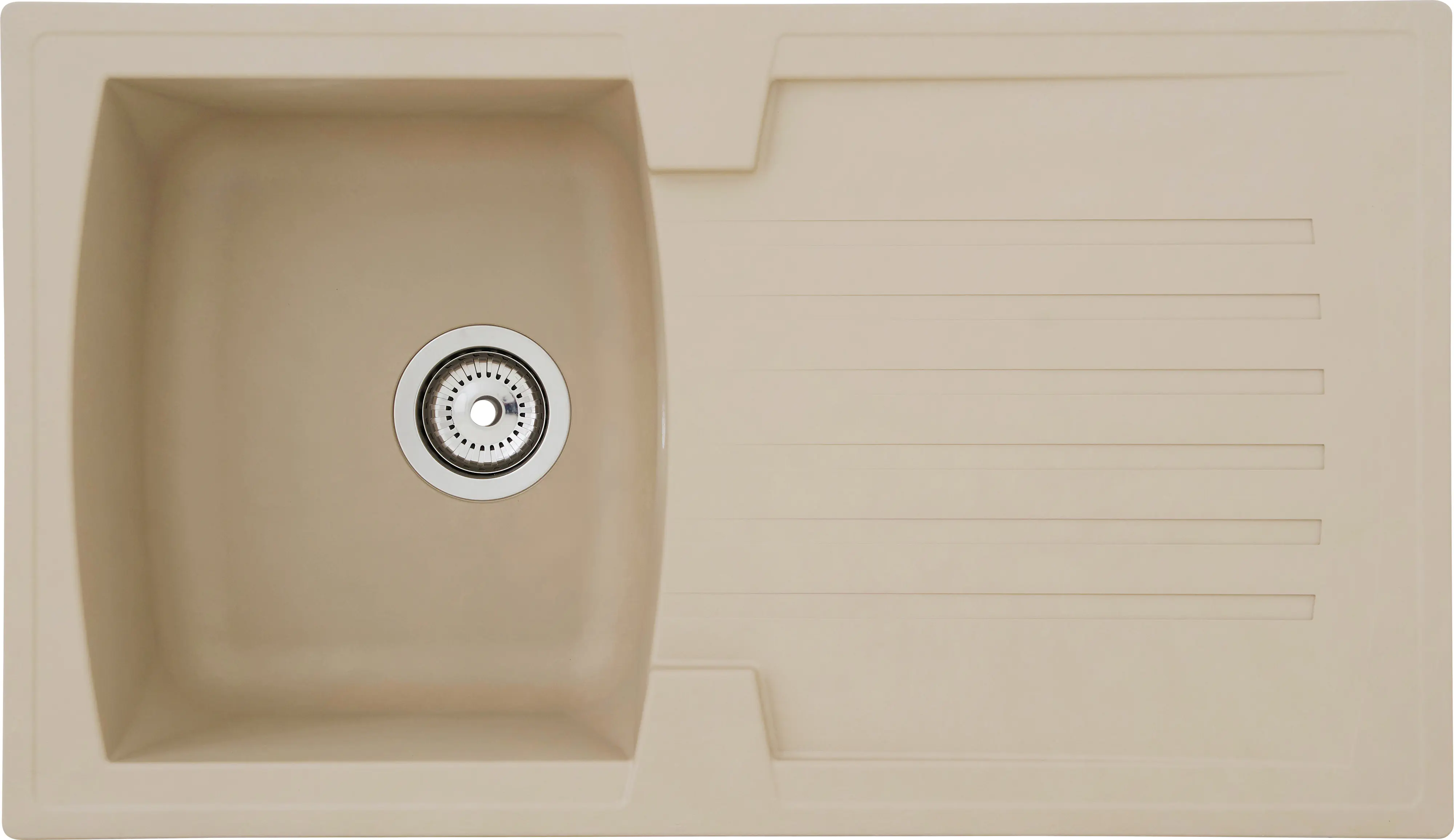 respekta Mineralite Einbauspüle 1 Becken Boston 86 x 50 cm 86 x 50 cm